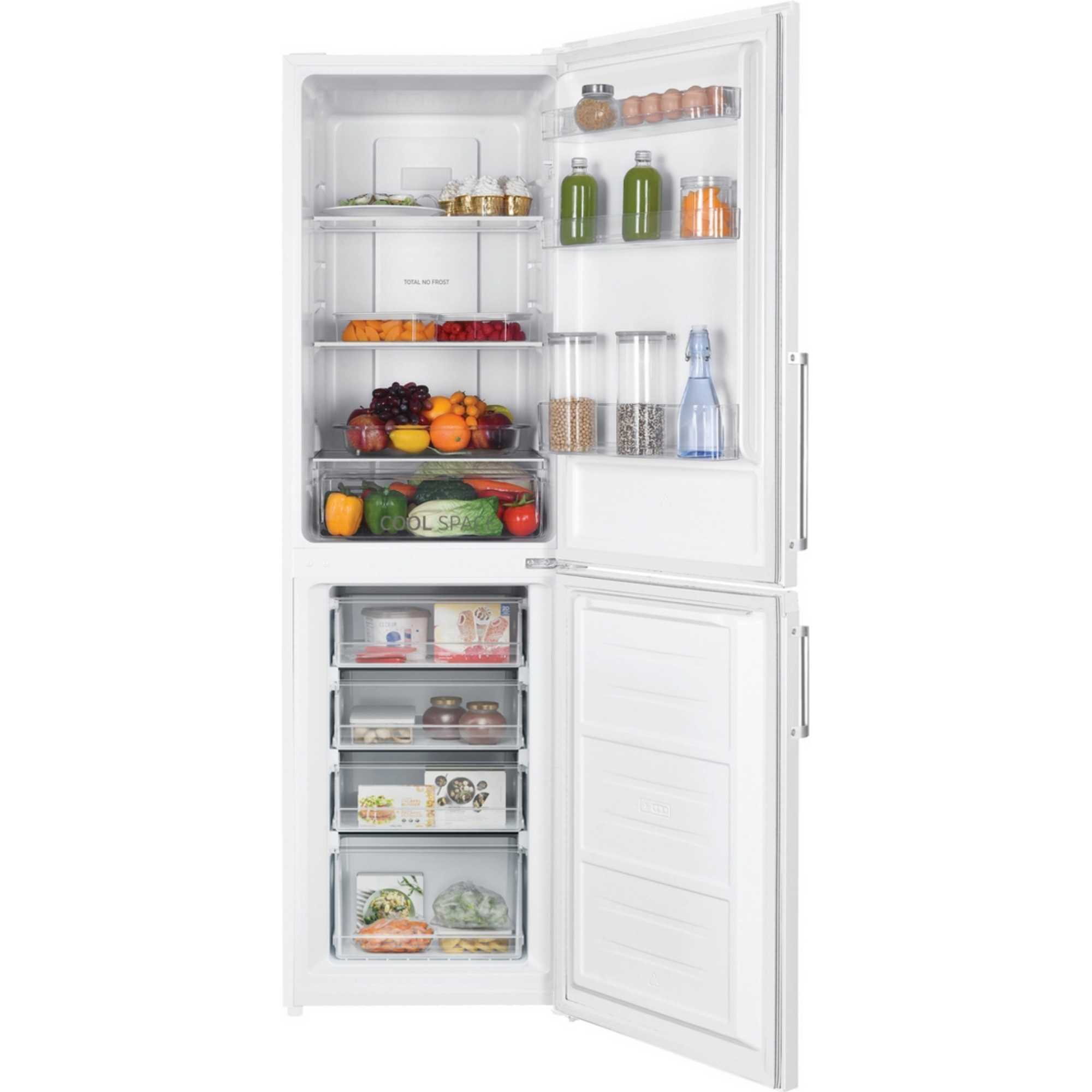 Fridge Freezer 50/50 Total No Frost - White - HOCH1T518EWHK