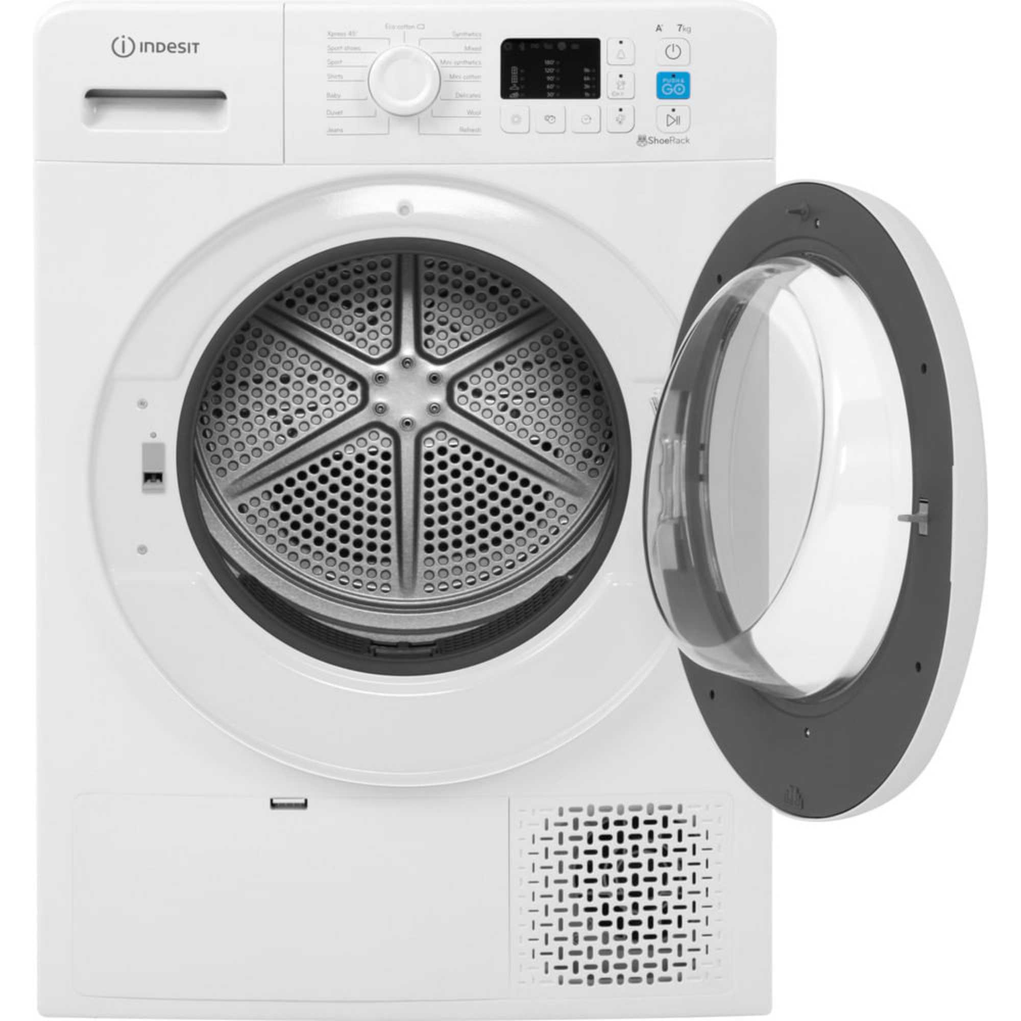 YT M10 71 R UK Push&Go 7kg Heat Pump Tumble Dryer - White