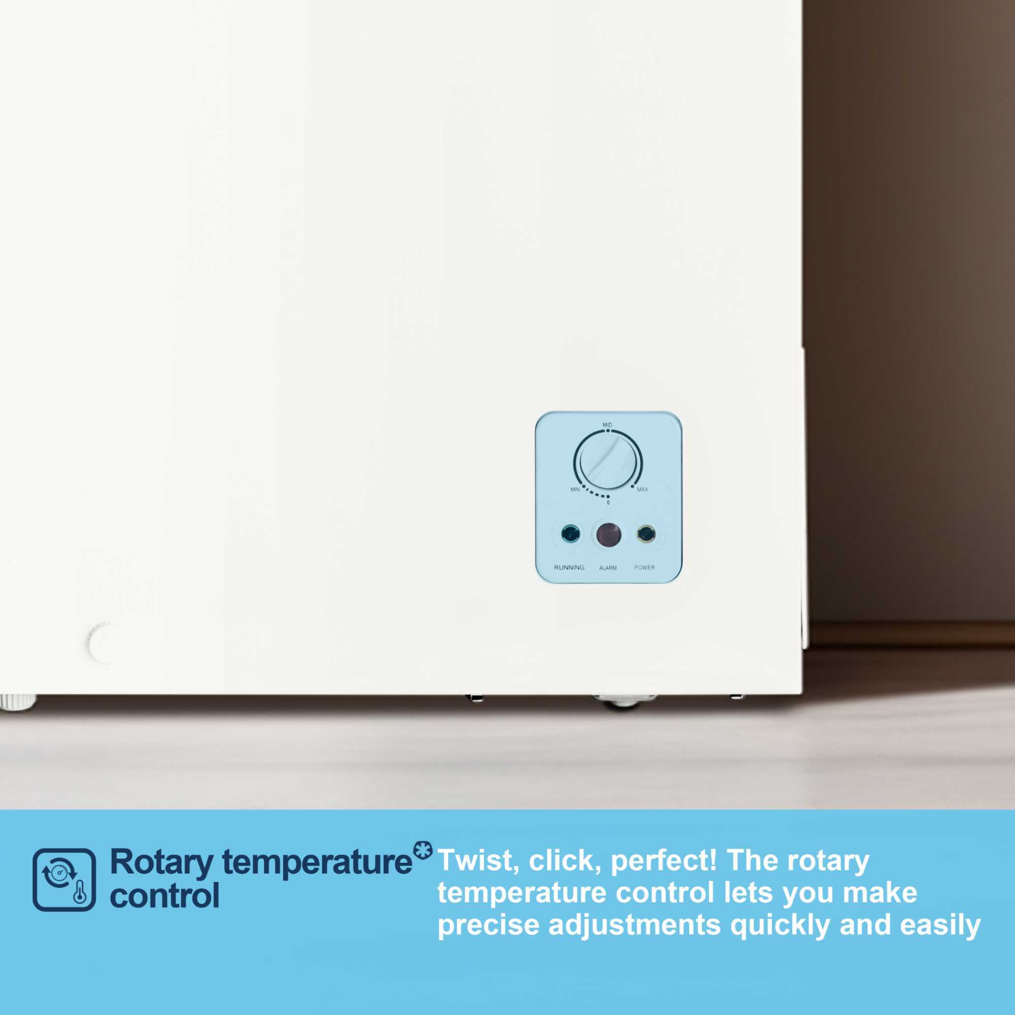 MCF96E Chest Freezer with Winter Guard Technology