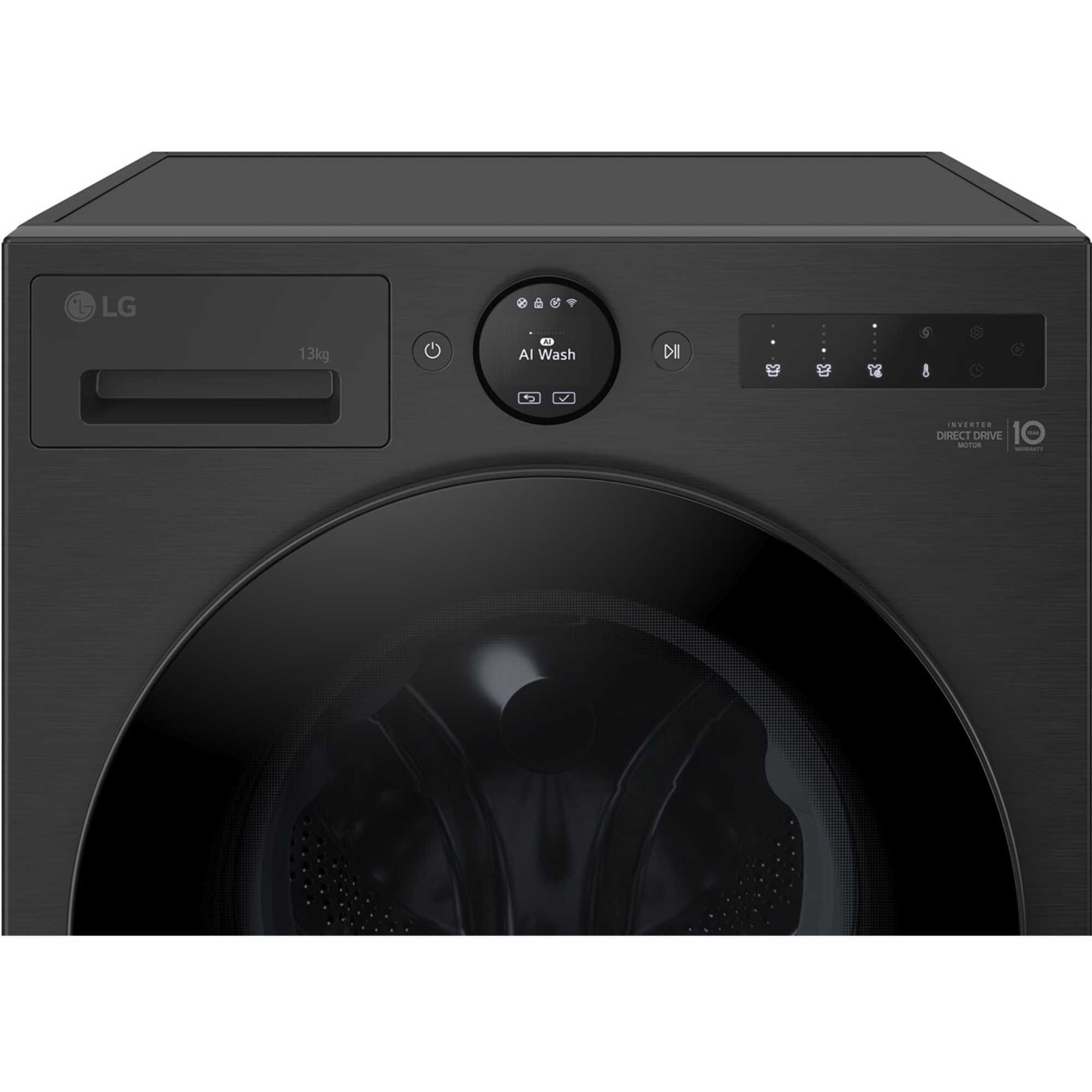 F4X7013TBB 13kg AI Direct Drive Washing Machine - Black