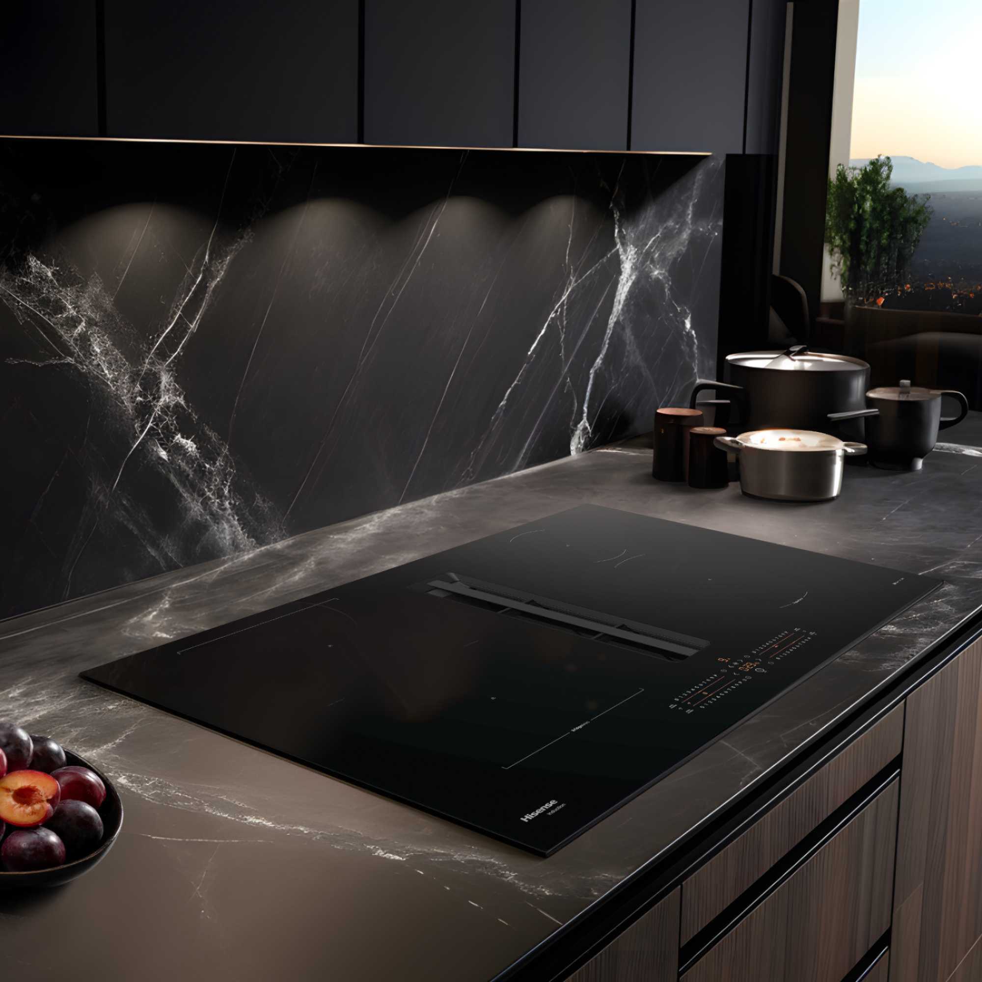 HEH8432BSCWF 83cm 4 Vented Induction Hob