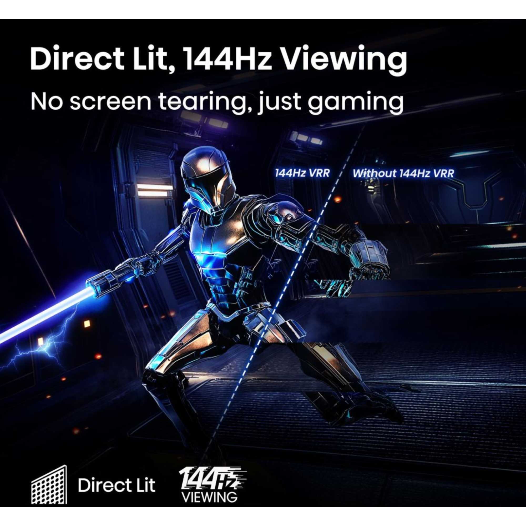 E7QTUK PRO 50" 144Hz QLED Smart AI TV with Freely - 50E7QTUK-PRO