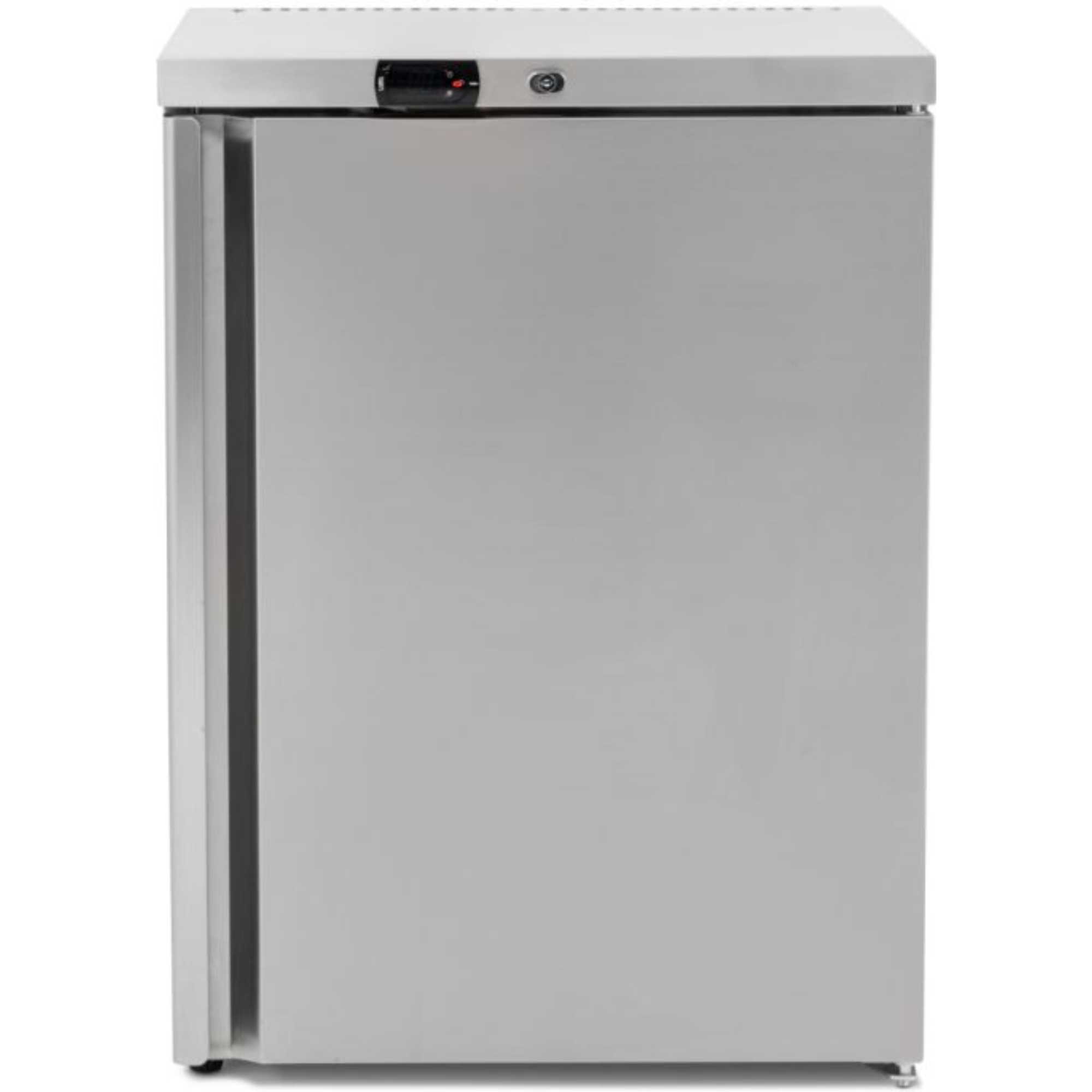 UCF140 Single Door Undercounter 85L Freezer - Stainless Steel