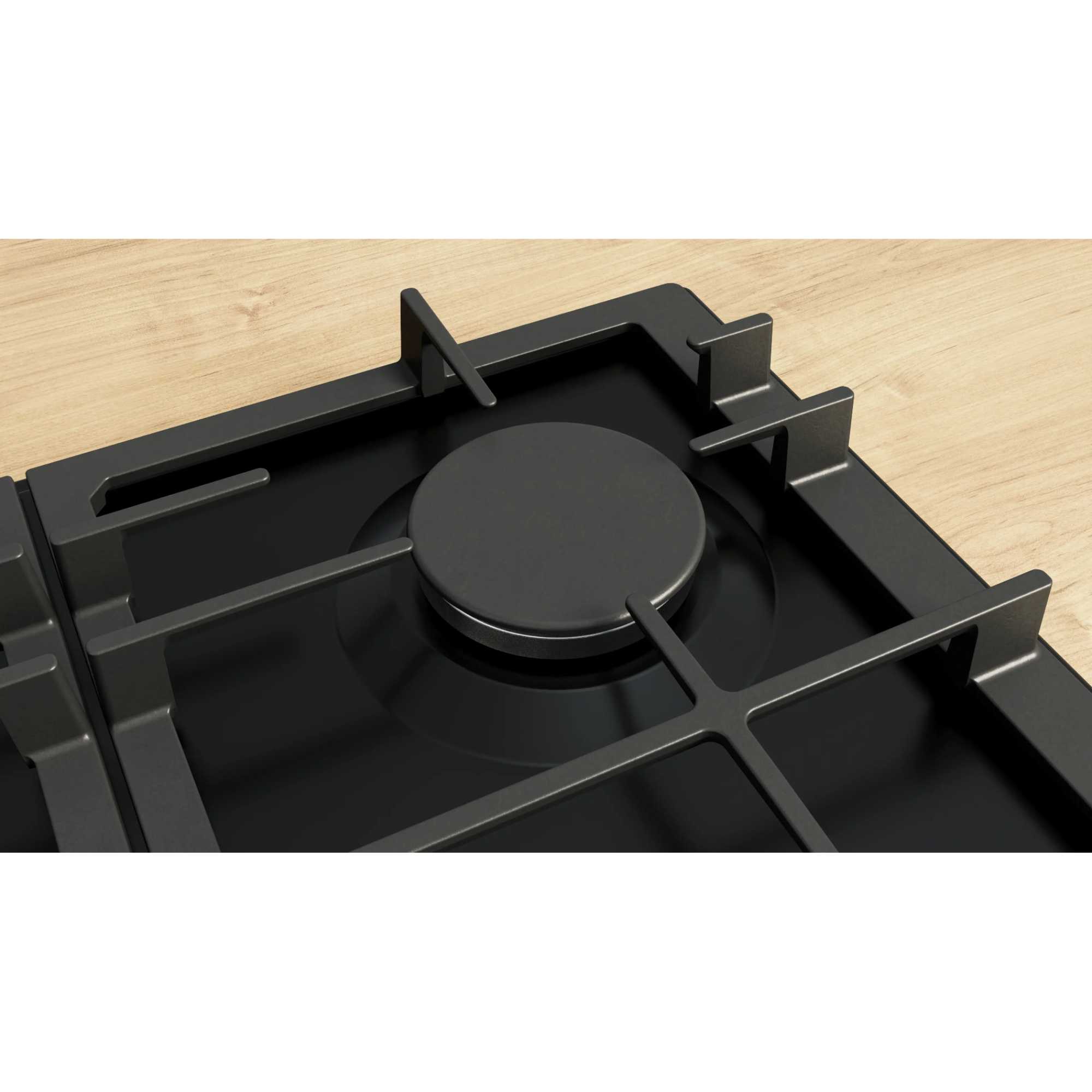 PCP6A6I90 Series 6 4 Burner 60cm Gas Hob - Black