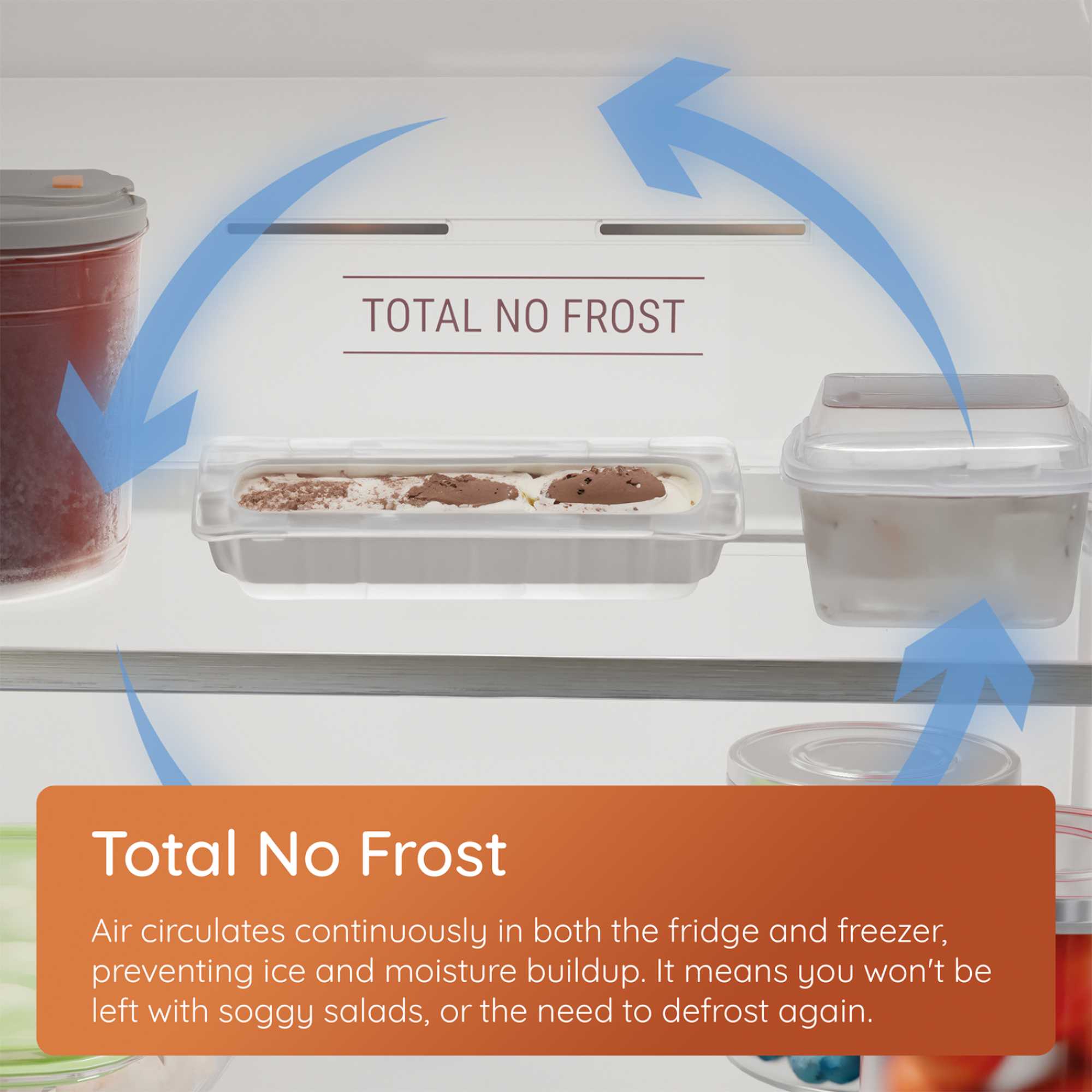 HPKF 6353 XP4UK Dual No Frost 50/50 Fridge Freezer with VitalCare - Silver