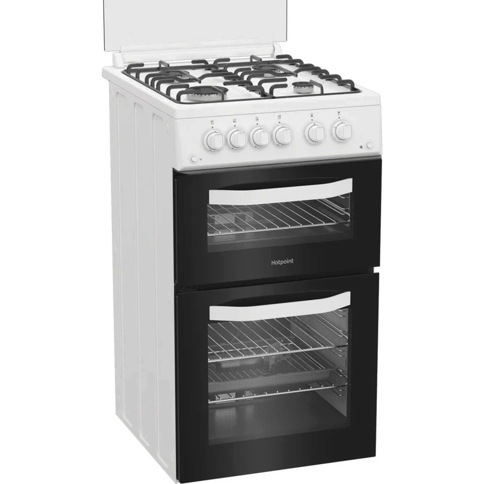HDG5GCW 50cm 4 Burner Gas Cooker - White