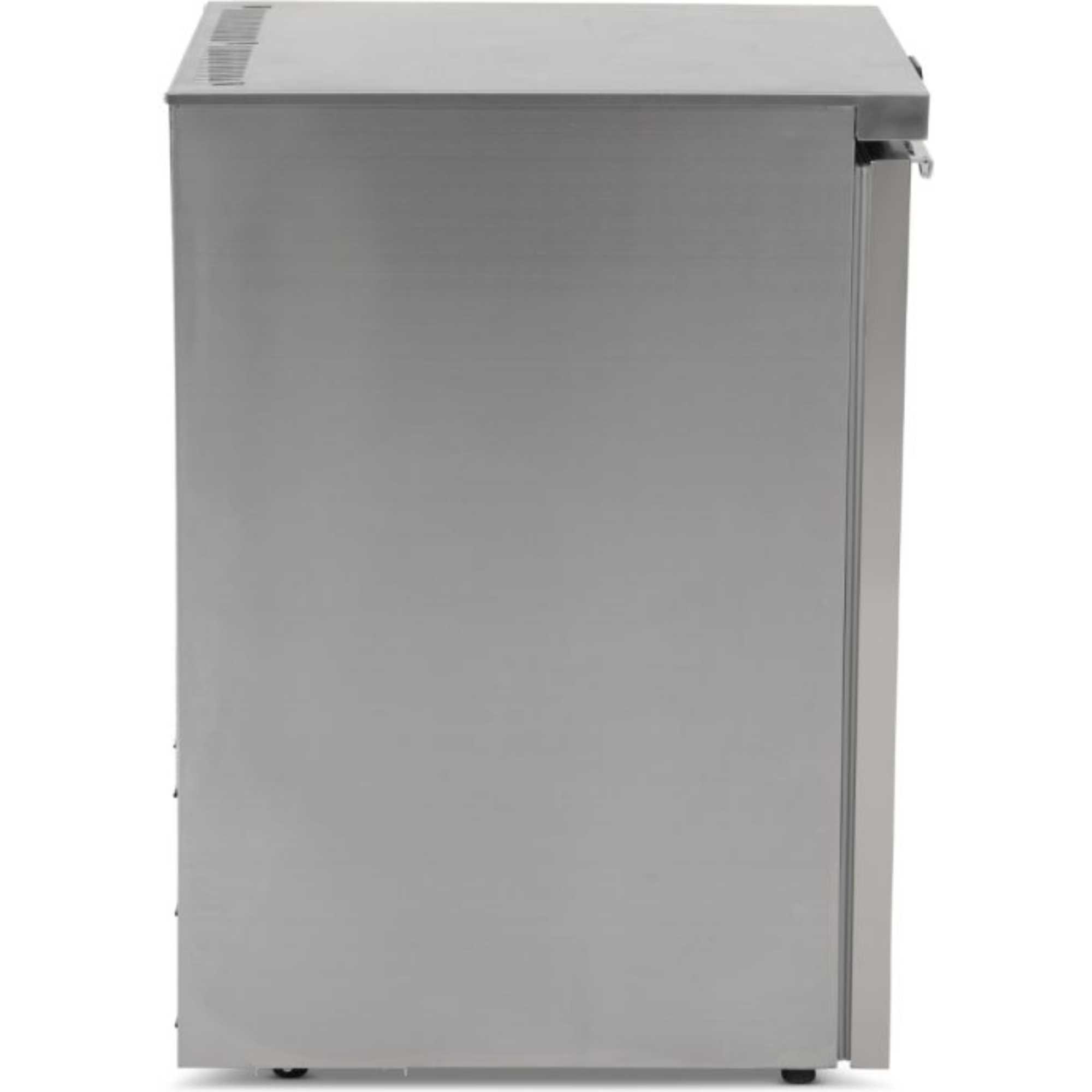 UCR140CR Single Hinged Glass Door 145L Undercounter Refrigerator - Stainless Steel
