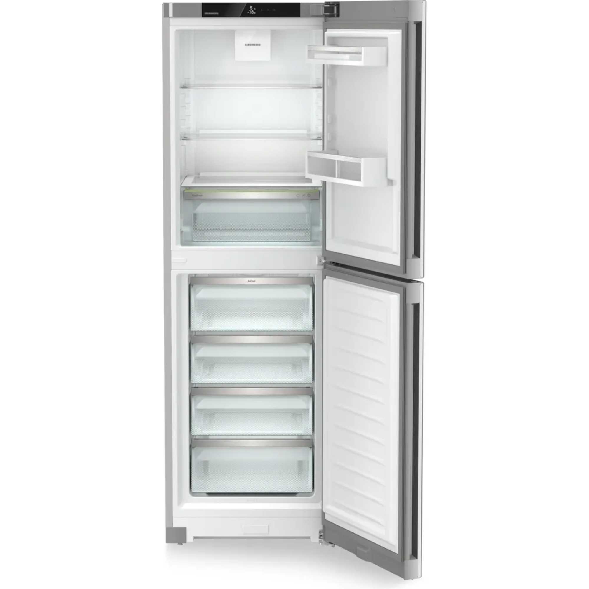 CNsfd 5204 Pure NoFrost 319l Fridge Freezer - SteelFinish