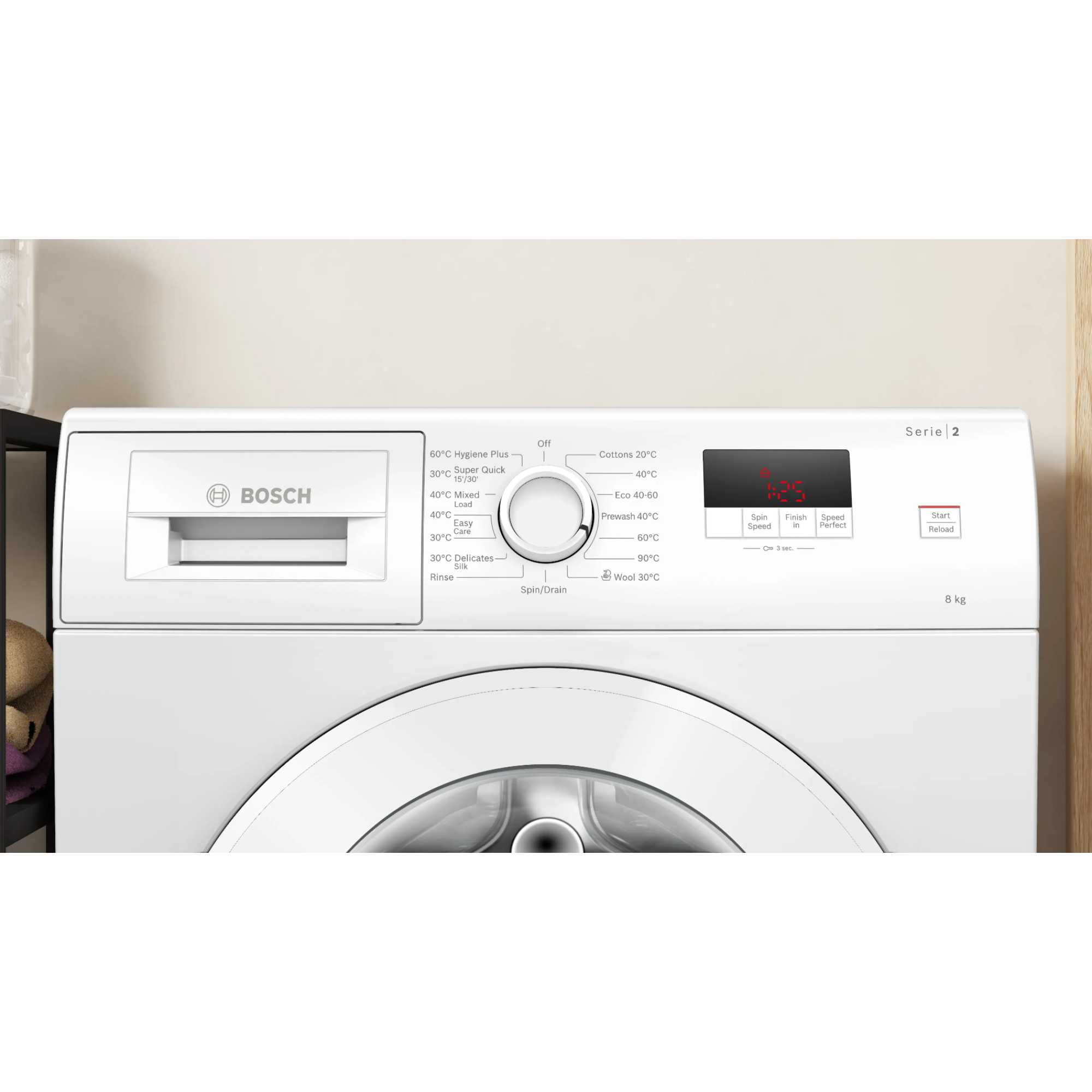 Series 2 8kg 1400rpm Washing Machine - WGE03408GB