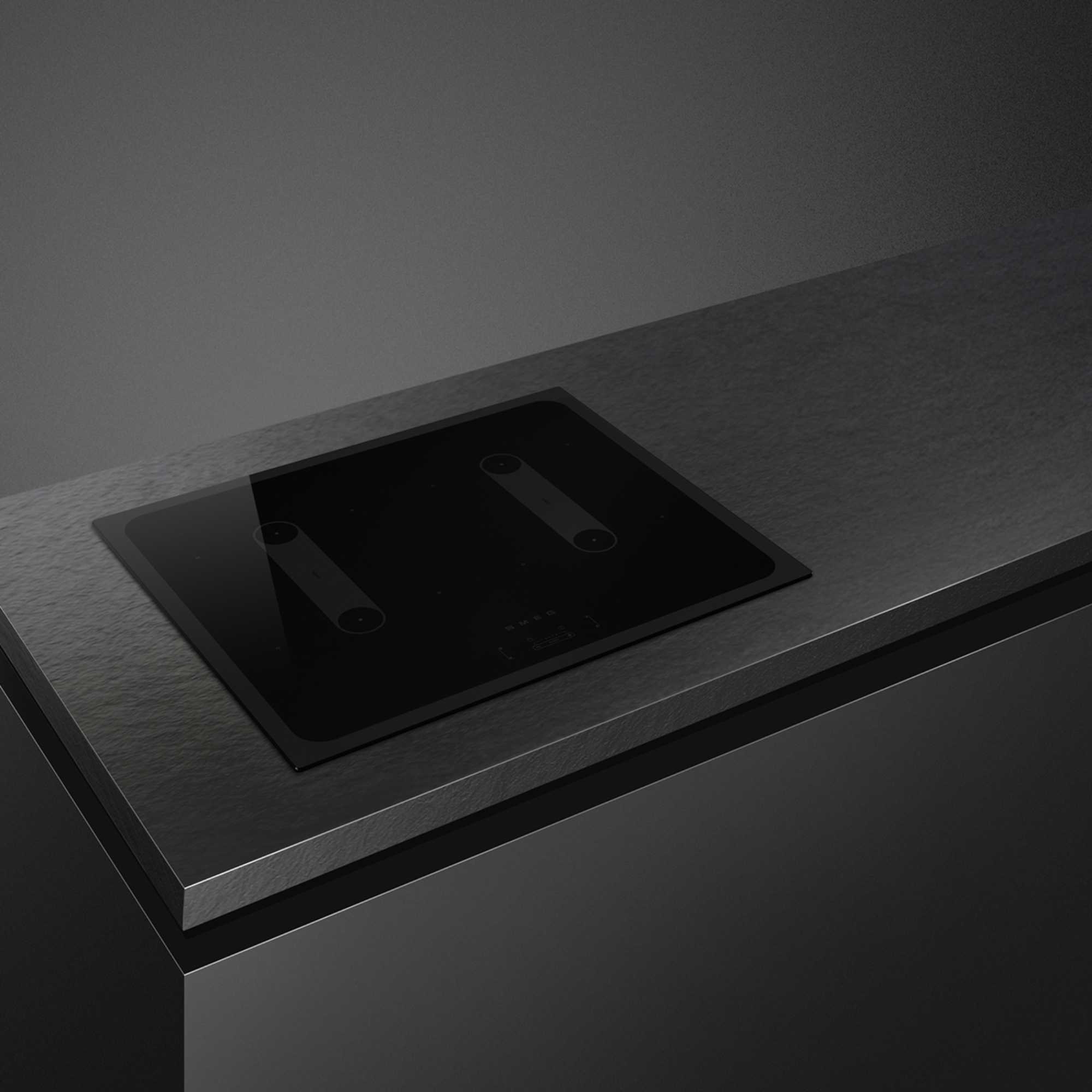 SI2B22641D 60cm Built-In 4 Zone Induction Hob - Black