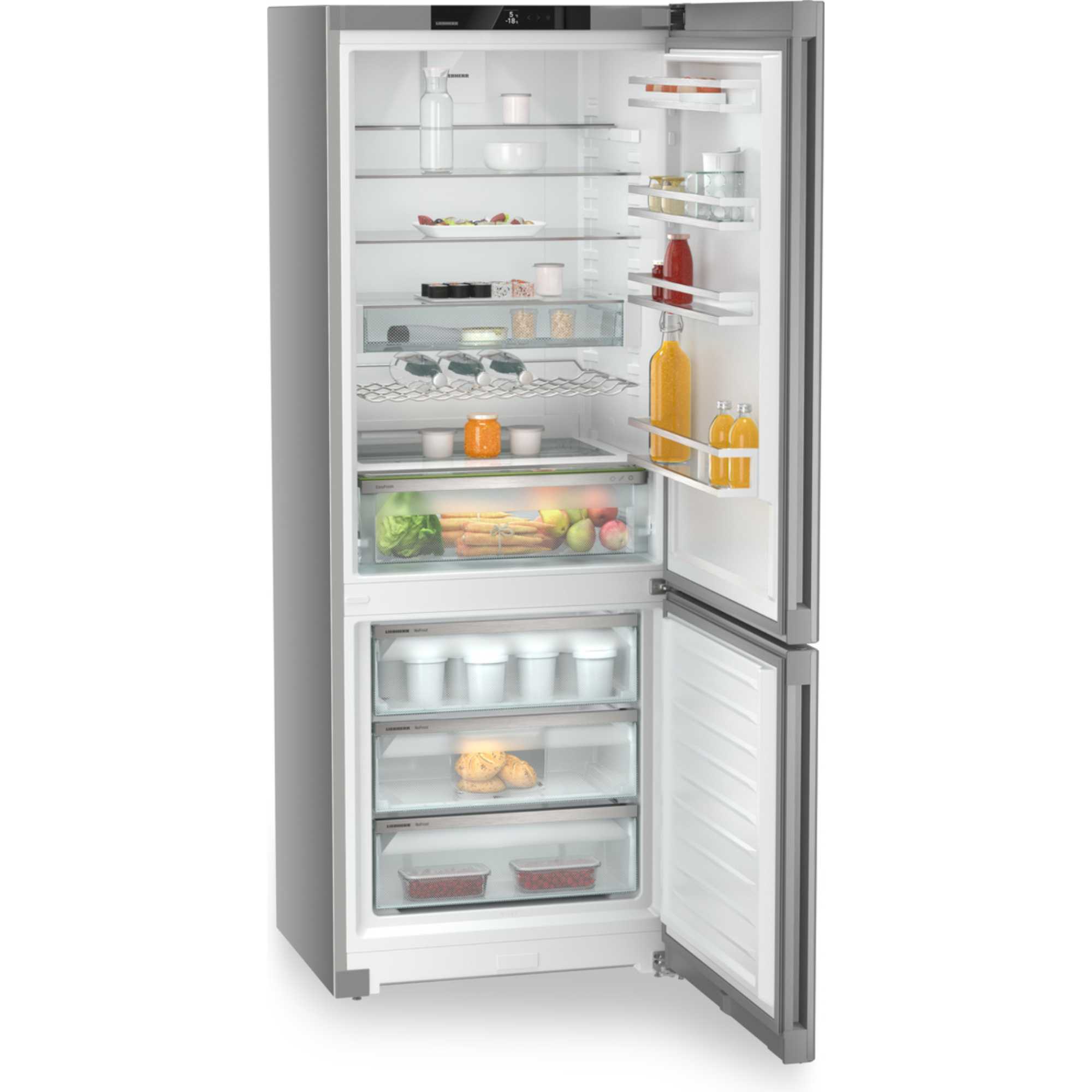 CNsfa 7723 Plus NoFrost EasyFresh Fridge Freezer - Silver