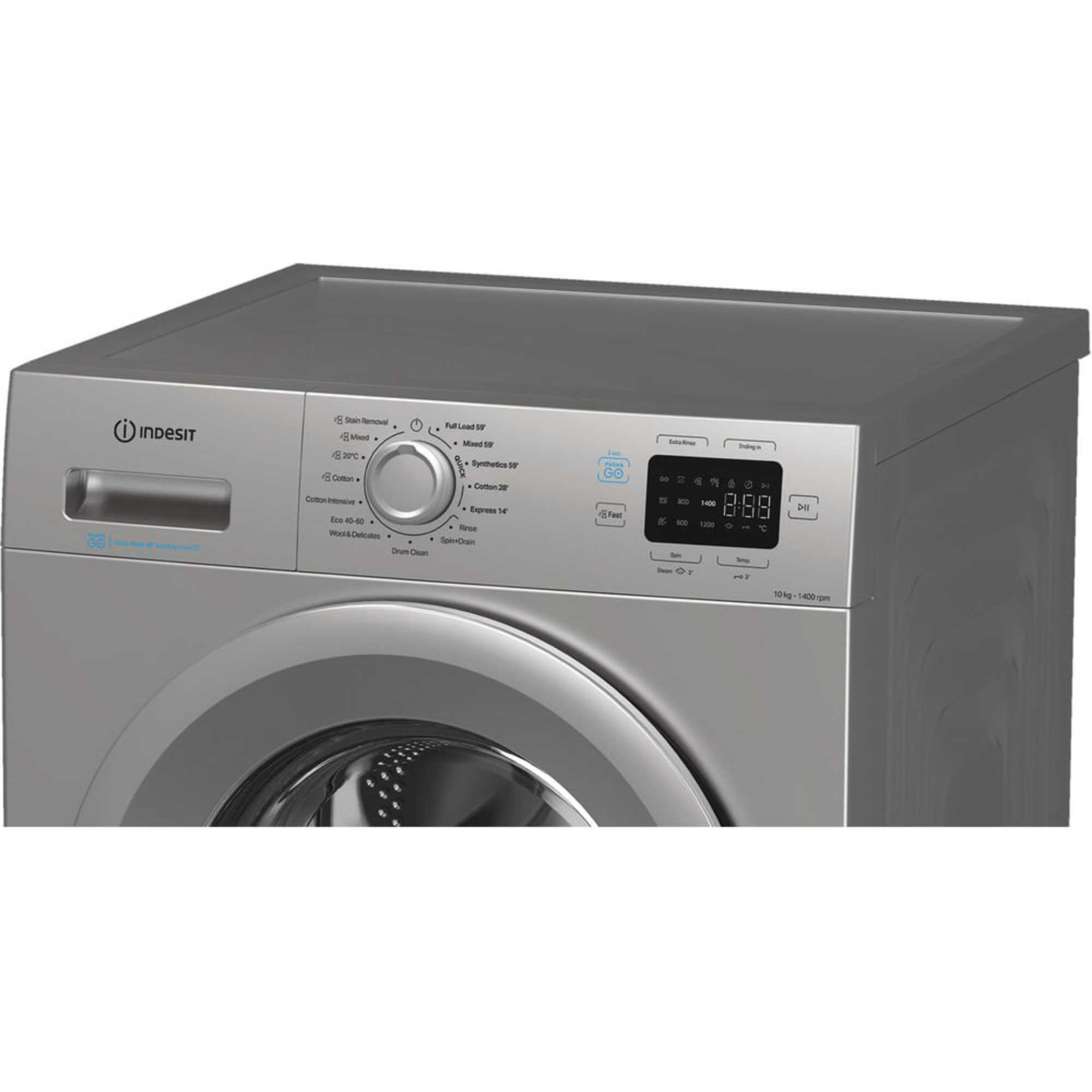 Push&Go 10kg 1400rpm Washing Machine - IP 1046S PUSH&GO UK