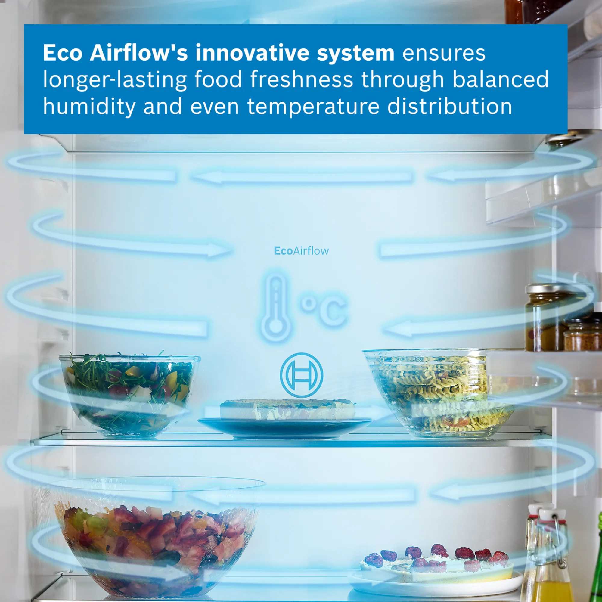 KIV87NSE0G Series 2 280l Low Frost Integrated Fridge Freezer