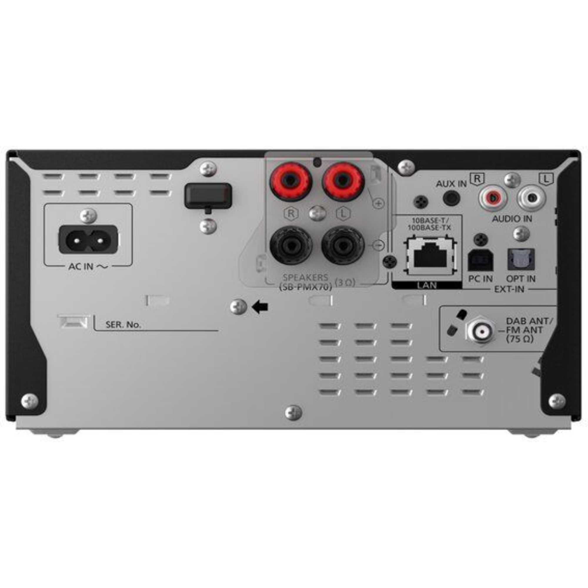 SCPMX802EK Premium Hi-Fi System with DAB, CD & Hi-Res Streaming - Black