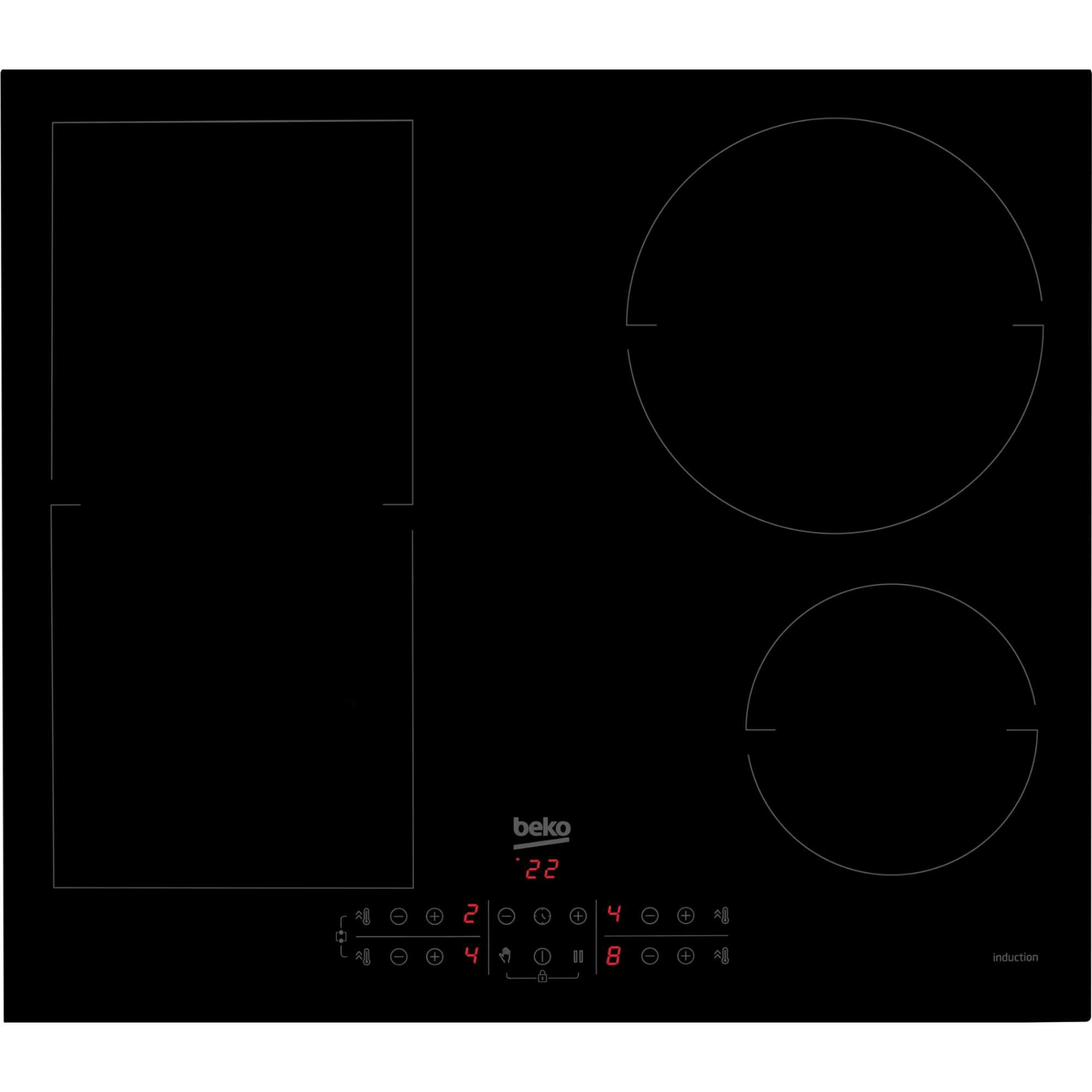 HII64201MT 60cm 4 Zone Induction Hob