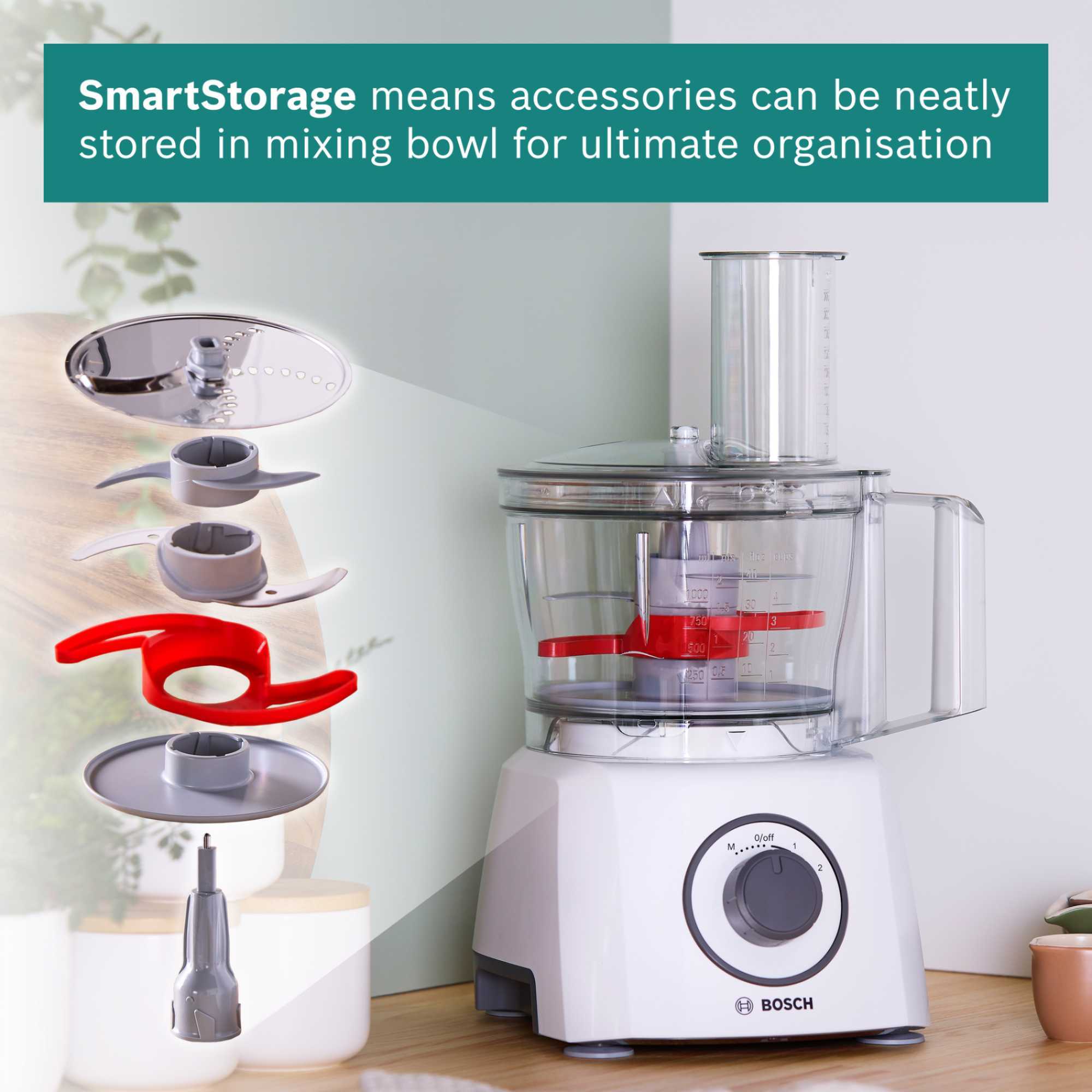 MCM3100WGB MultiTalent 3 Compact Food Processor