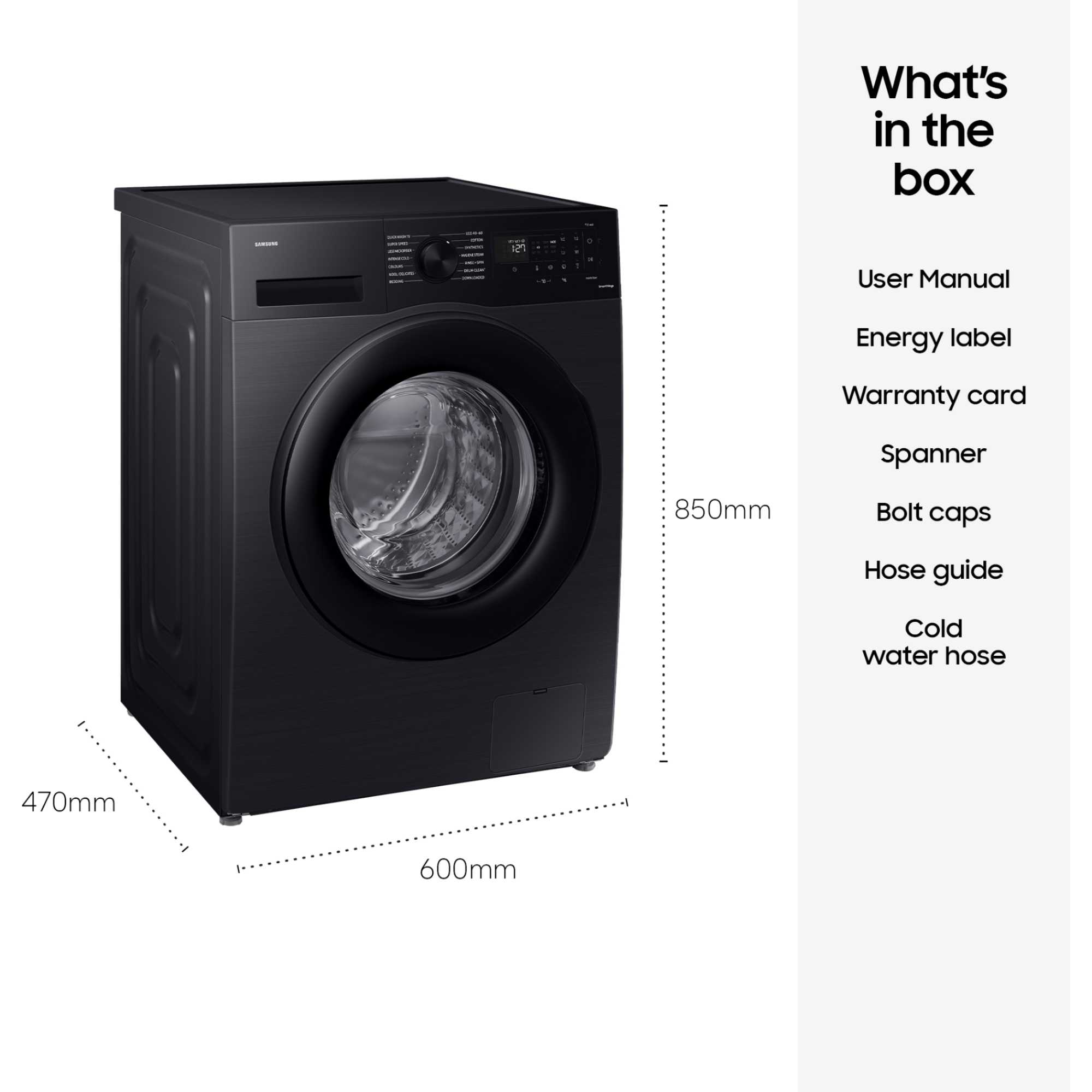 Series 5 AI 11kg 1400rpm Washing Machine - WW11DG5B25ABEU