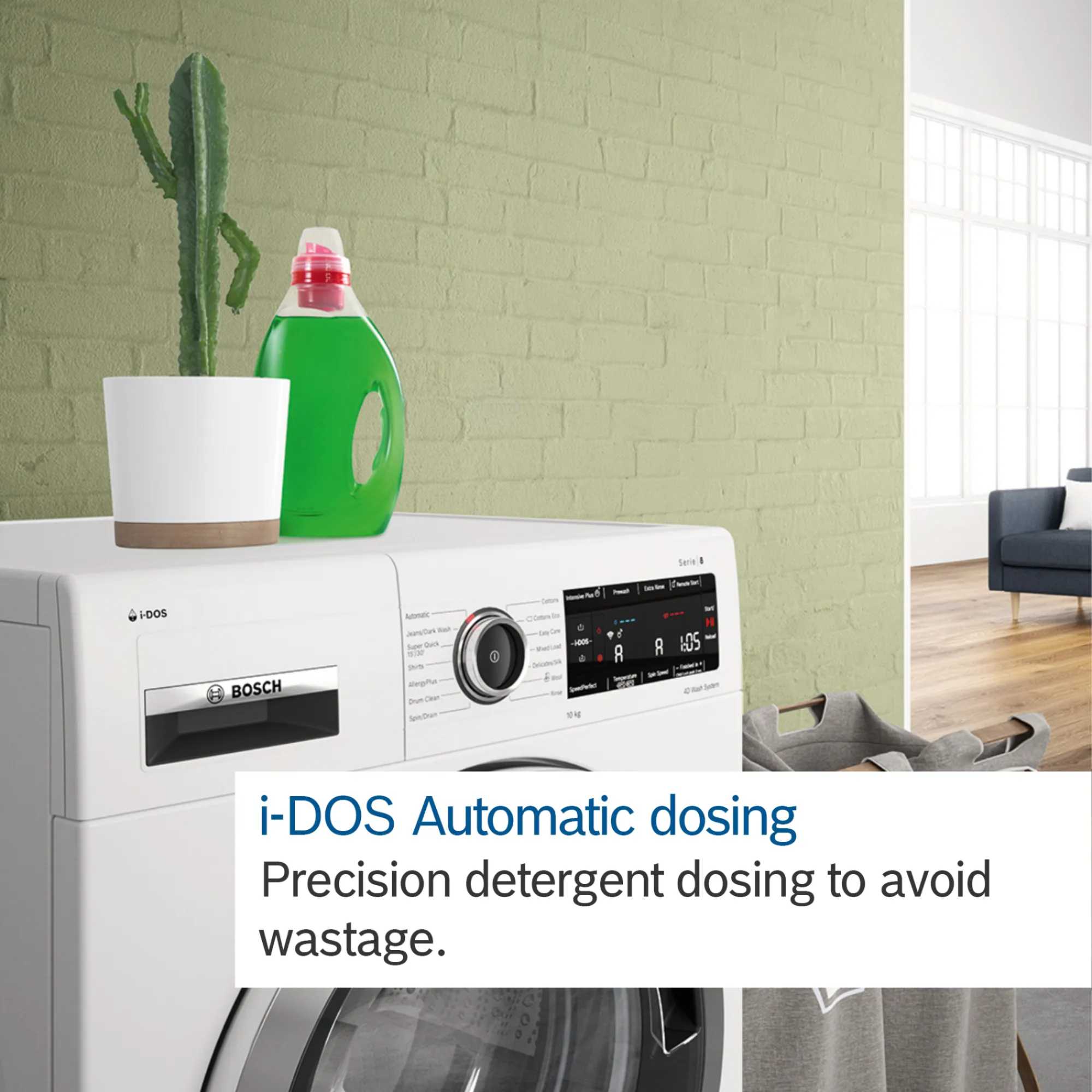 WGB256A2GB Series 8 10kg 1400rpm Smart Washing Machine with i-Dos