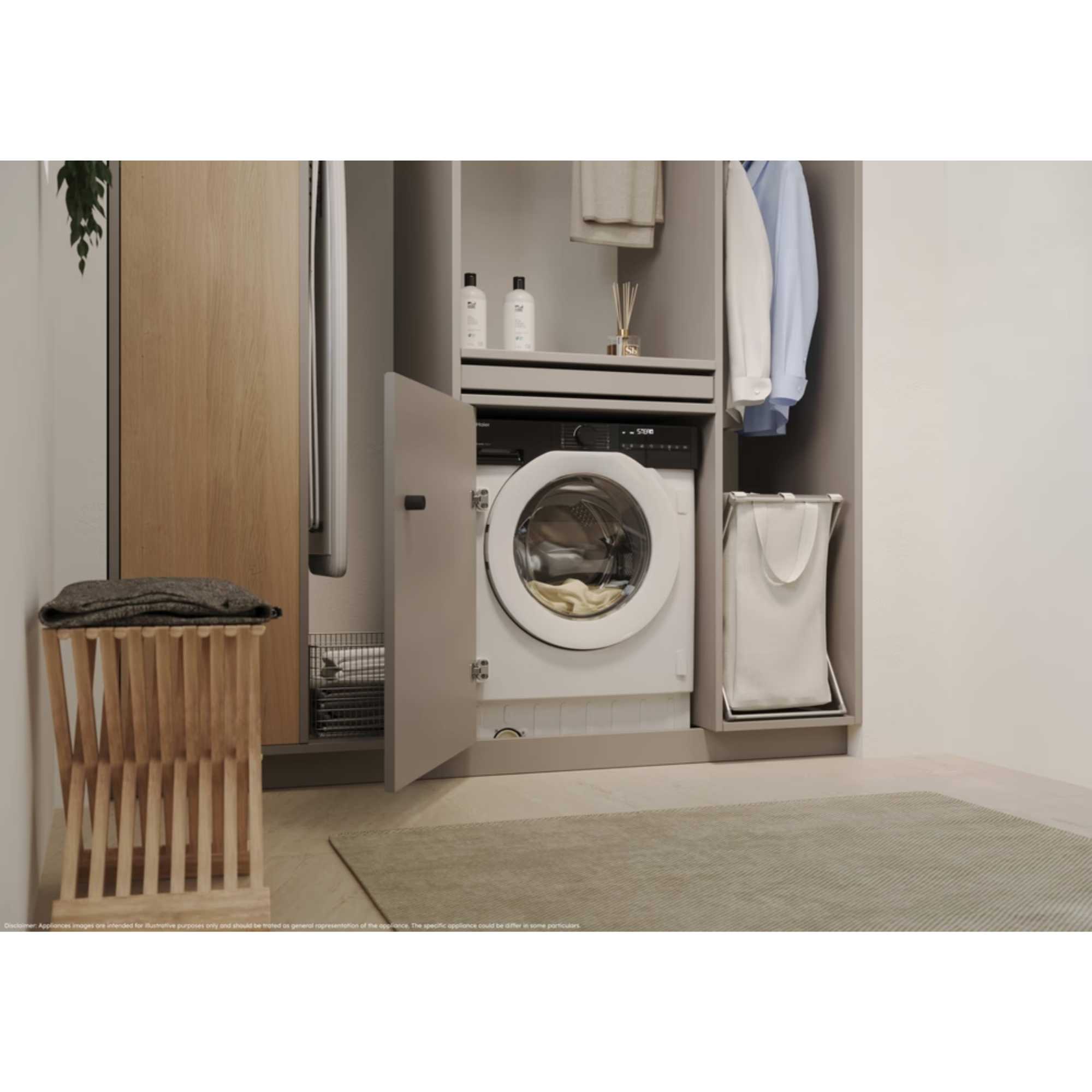 9kg Wash 6kg Dry 1600rpm Washer Dryer - BHA6S696M6D9-80