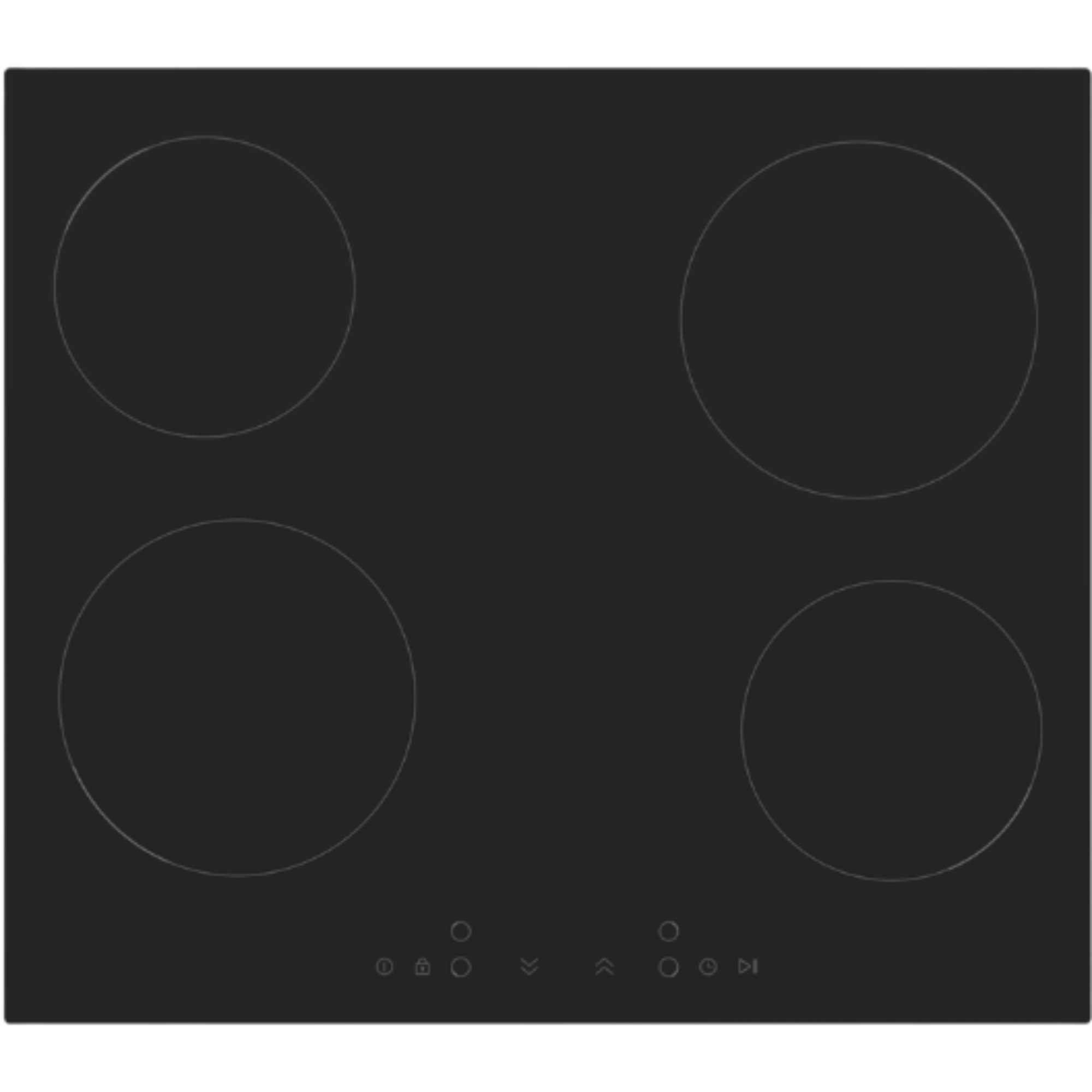 ABCH602 4 Zone Sealed Plate Ceramic Hob - Black
