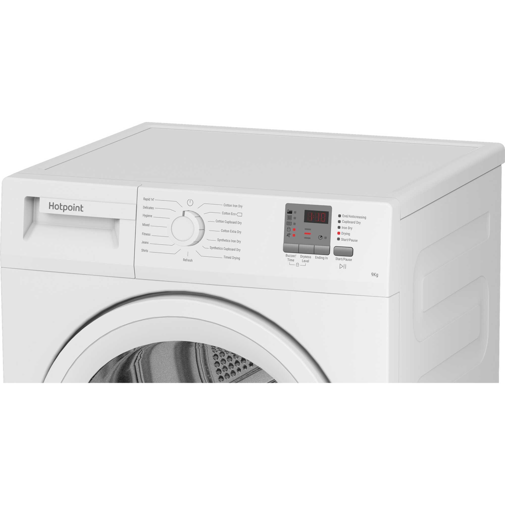 C HD C92 WWGD UK 9kg Condenser Tumble Dryer - White