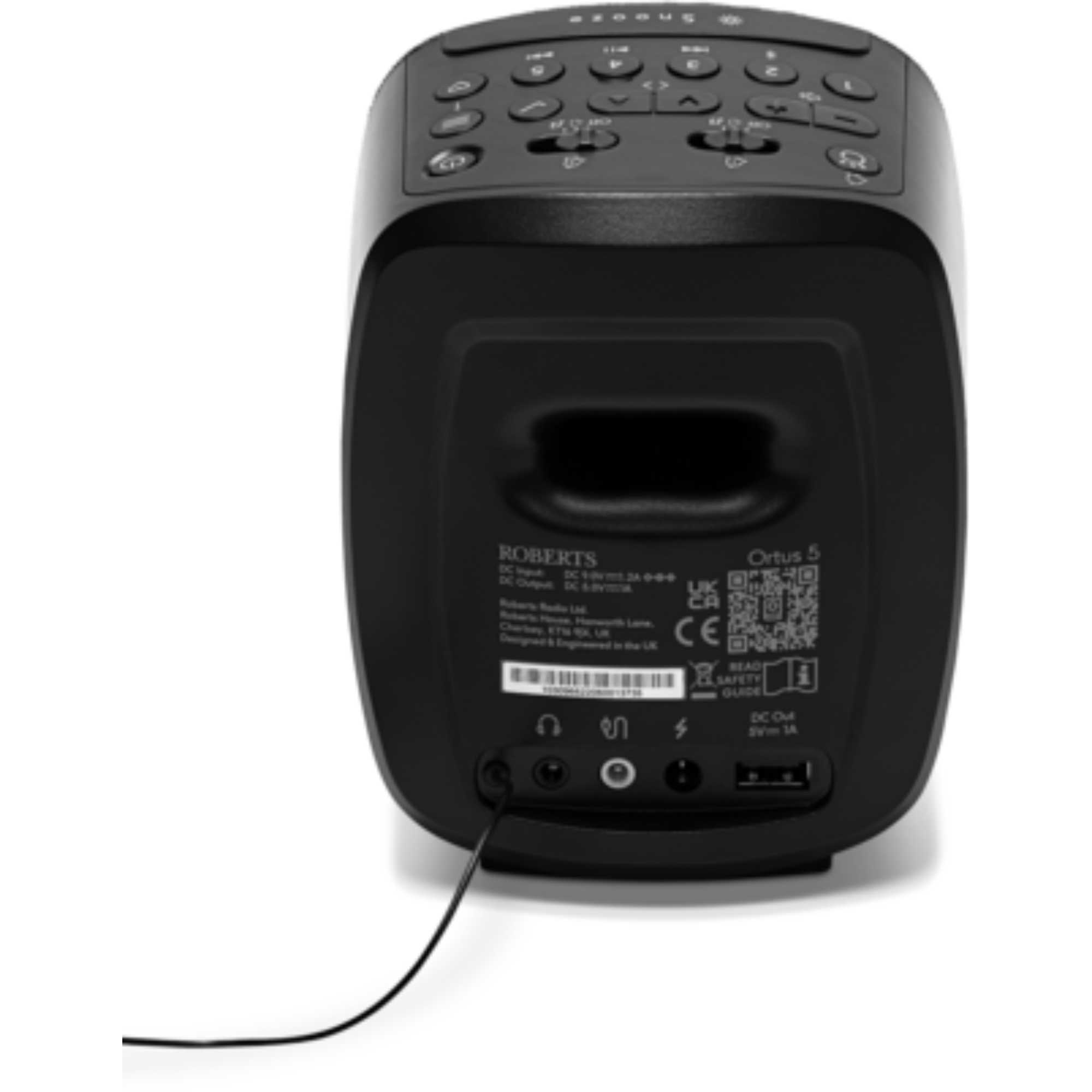 Ortus 5 DAB+ Radio with Bluetooth - Black