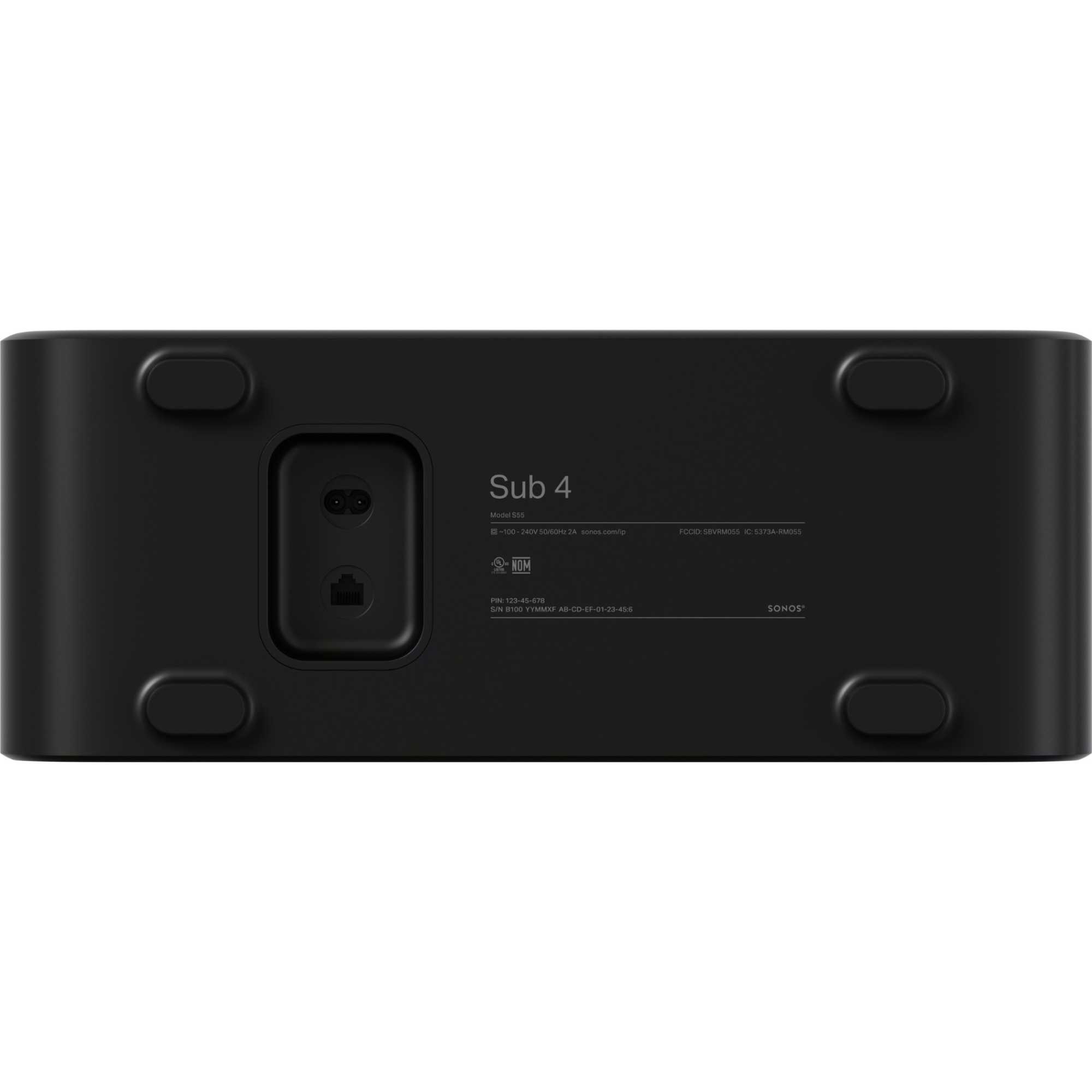 Sub G4 Bluetooth Smart Subwoofer with AirPlay 2 - Black