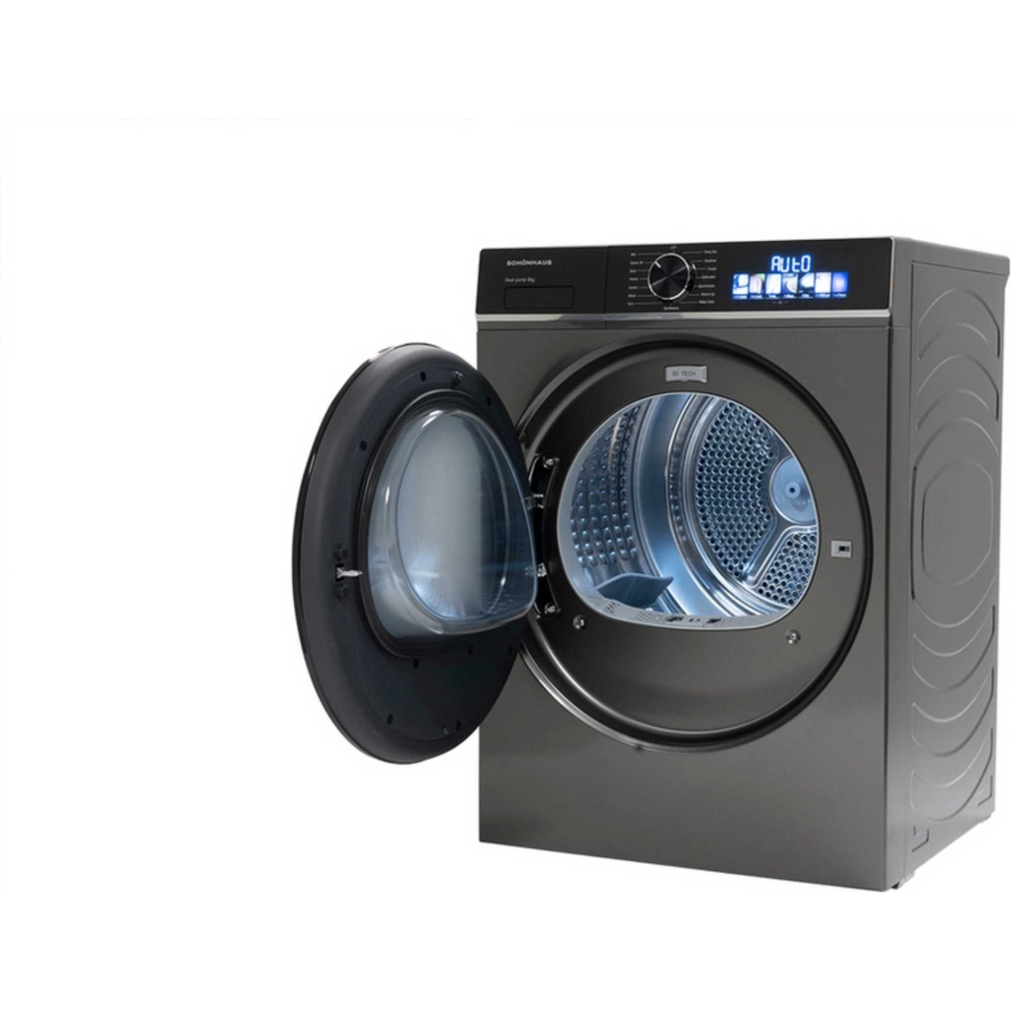 TDSHF018A3G 8kg Heat Pump Tumble Dryer - Graphite