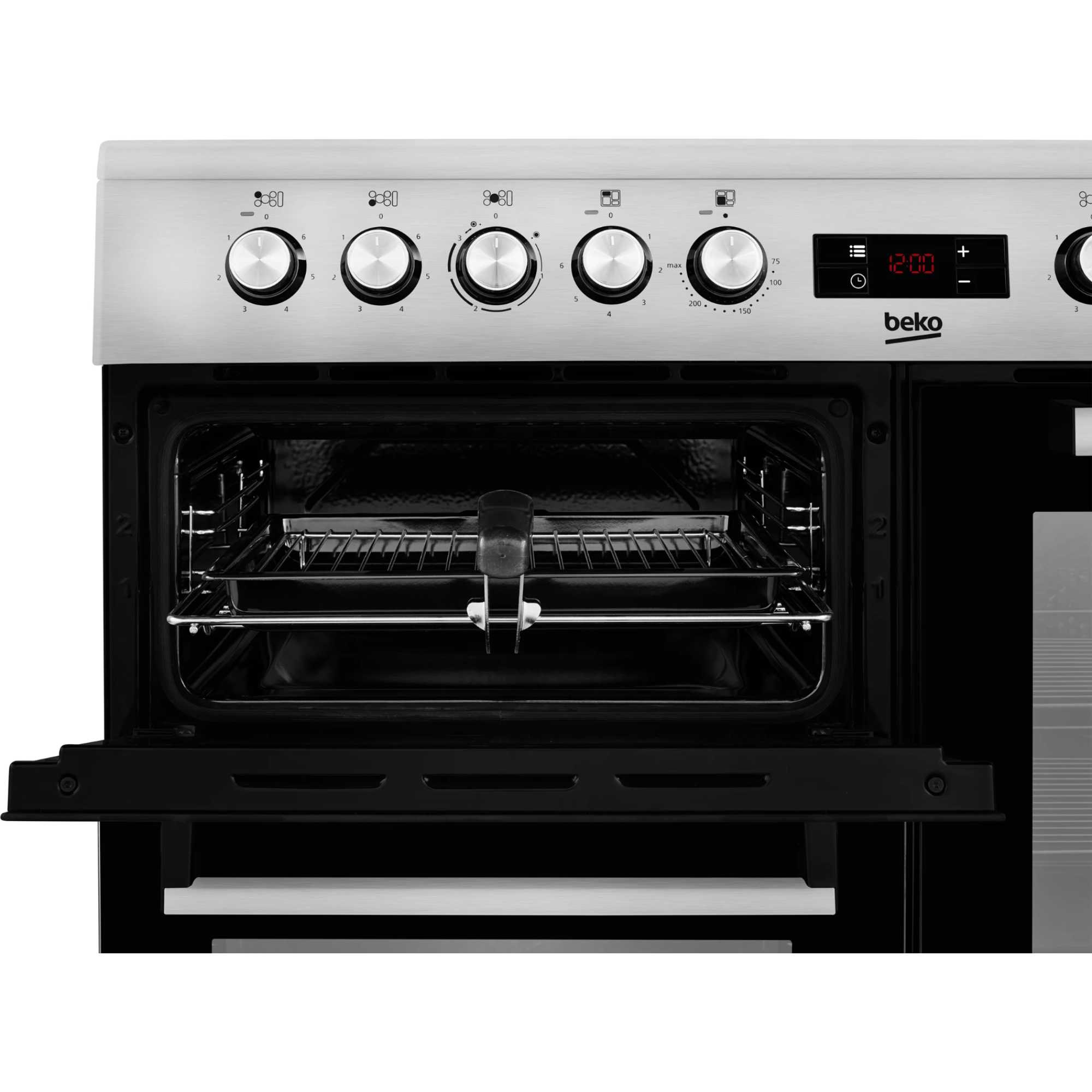 100cm Double Oven Range Cooker with 5 Ceramic Hobs - KDVC100X
