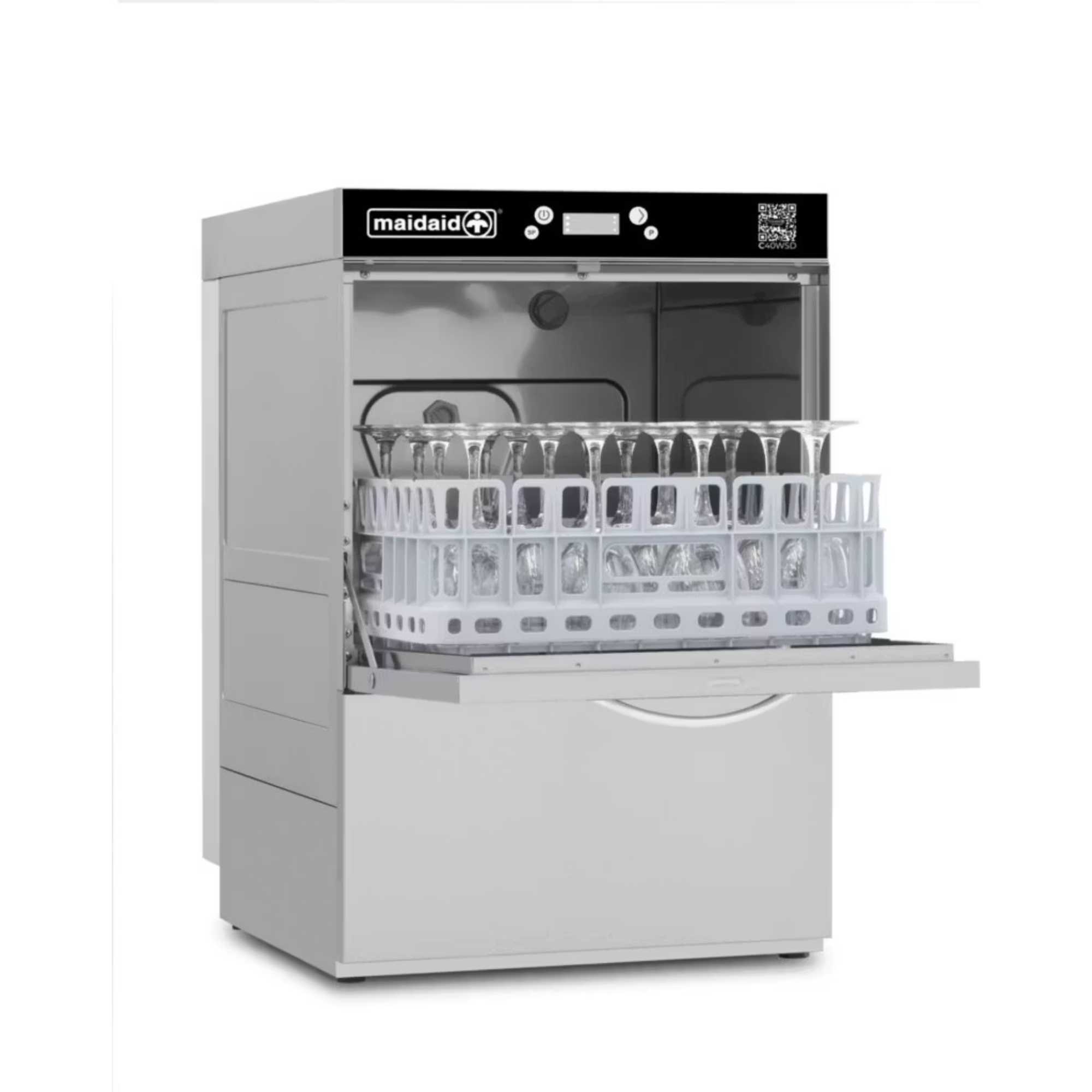 C40WSD Commercial Glasswasher - White