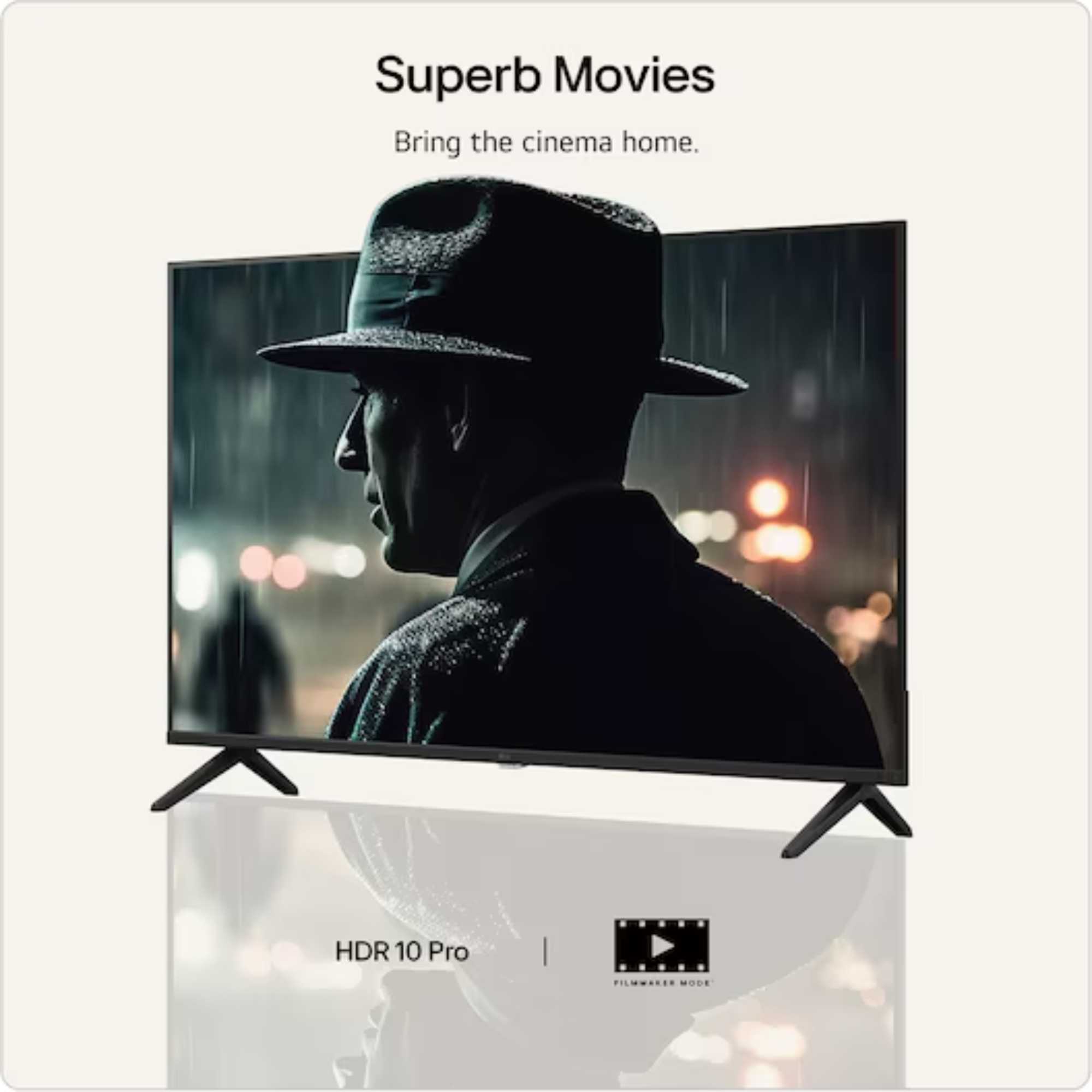 43" 4K Ultra HD LED 4K HDR10 webOS AI Smart TV