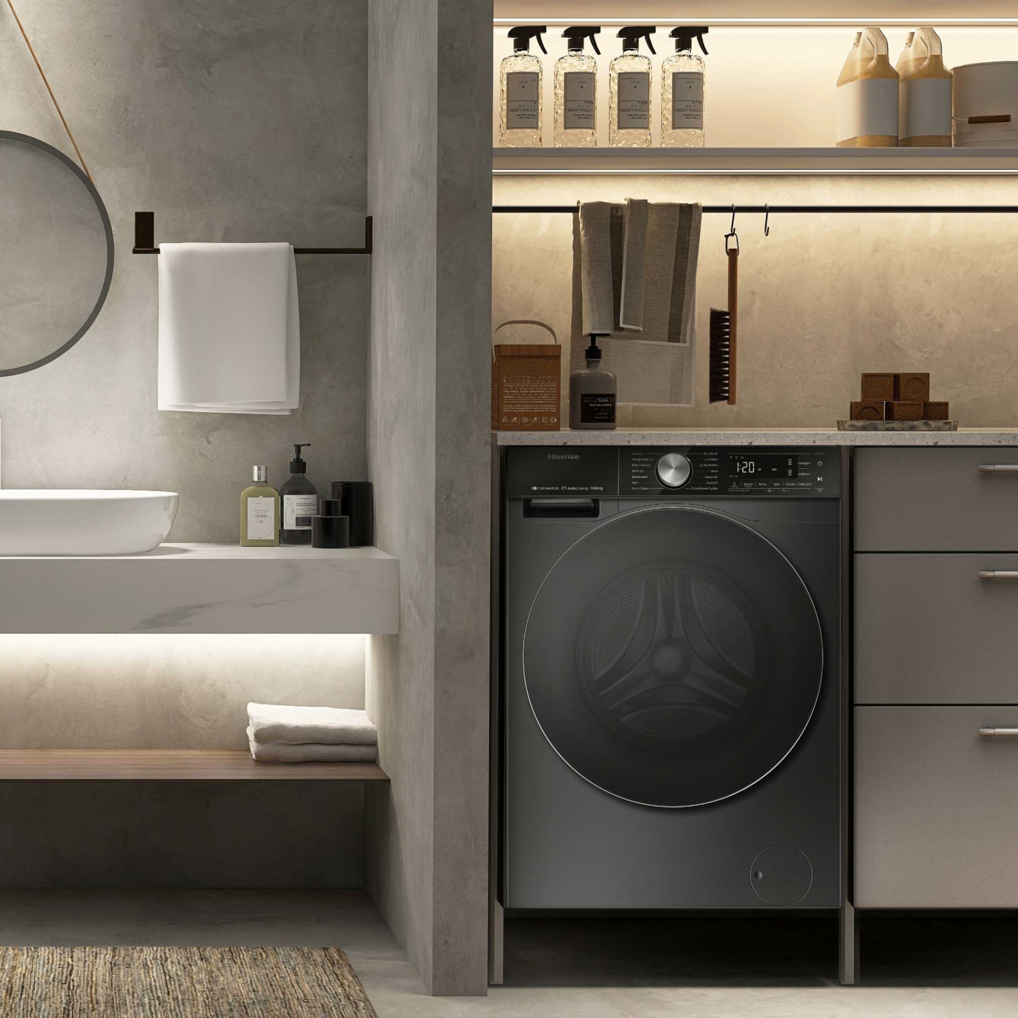 WD5S1045BB 5S Series 10Kg / 6Kg Washer Dryer with AutoDose - Black