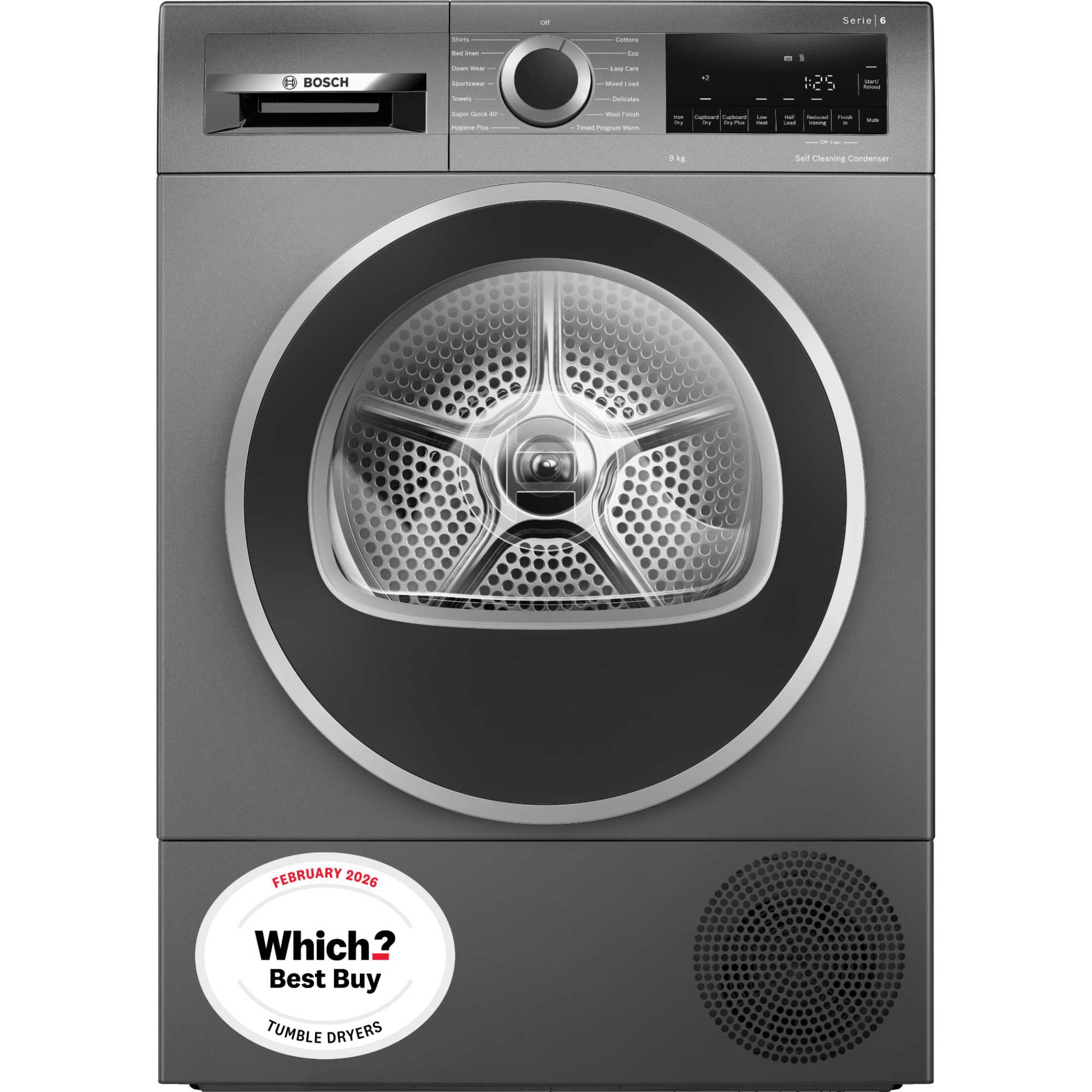 Series 6 9kg Heat Pump Tumble Dryer - WQG245R2GB