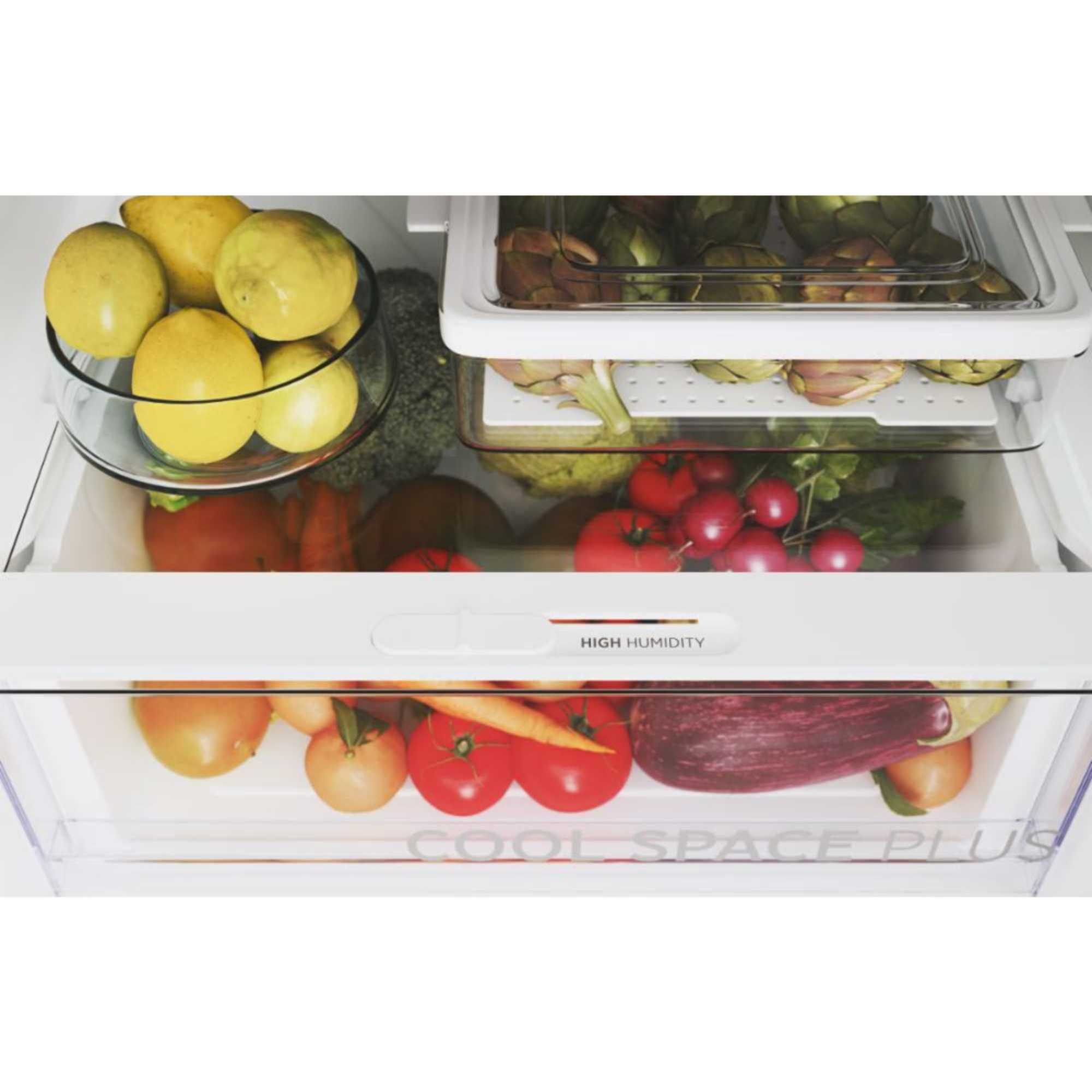 HOCE4T618EWWK 339L No Frost Fridge Freezer with Water Dispenser - White