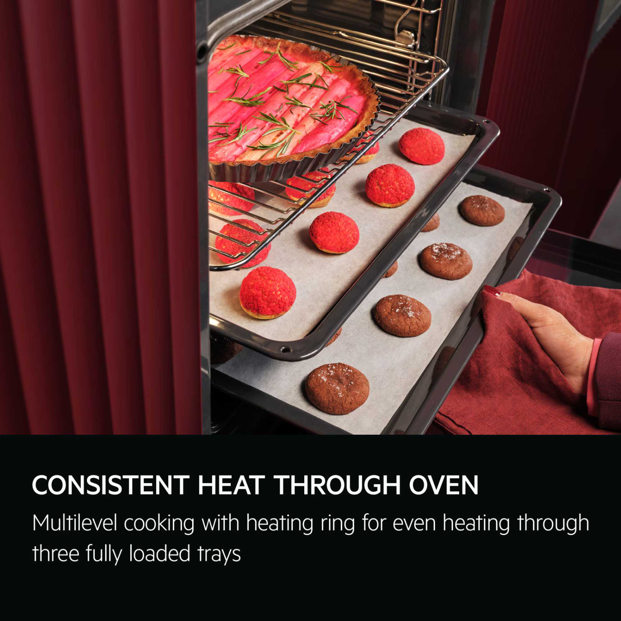 OS6PB50AK 6000 SenseCook Built-in Oven with Pyrolytic Self Clean - Black