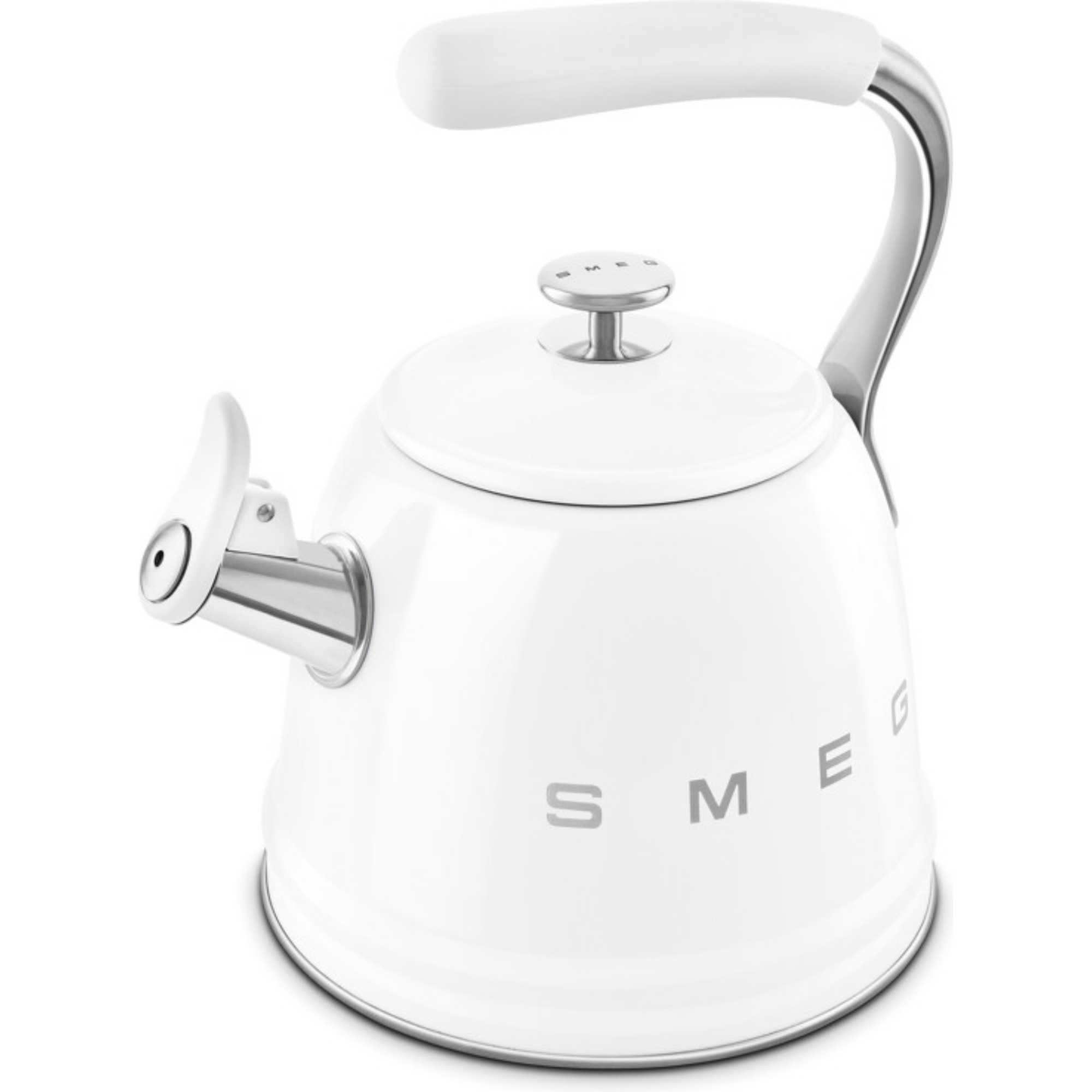 WKF01WH 2.3L 50s Style Whistling Kettle - White