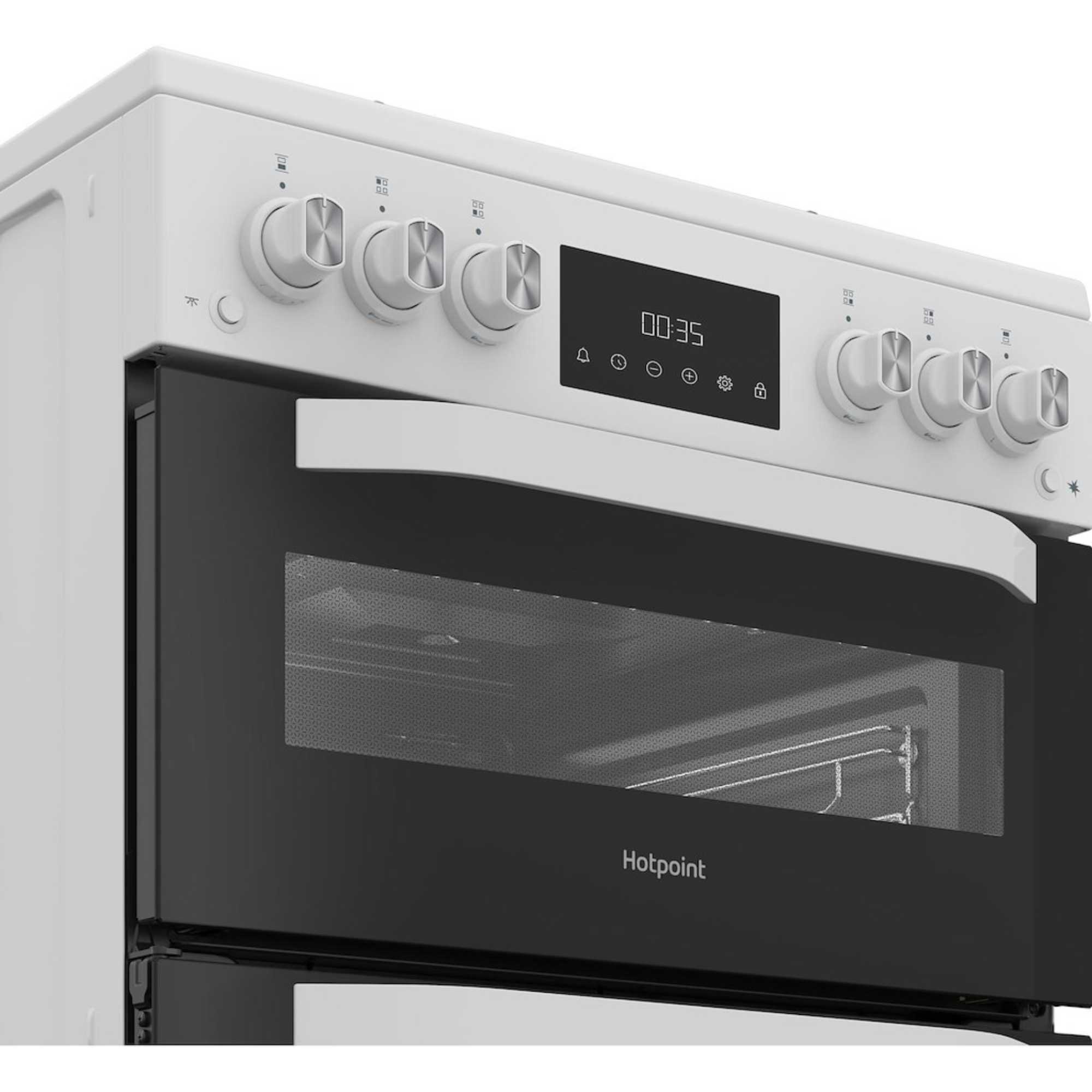 HDG6GDCW 60cm Gas Double Cooker - White