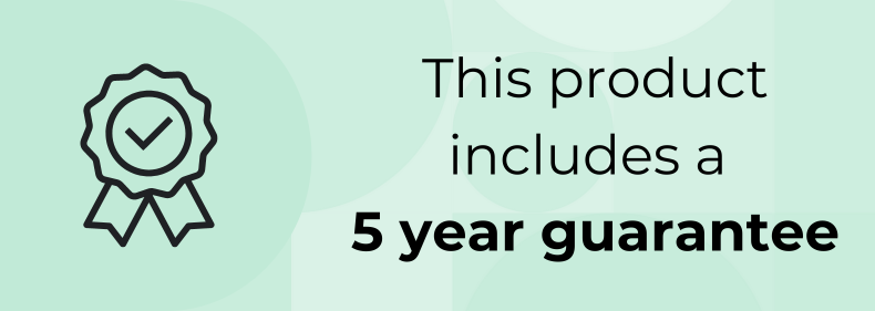 Free 5 year Guarantee