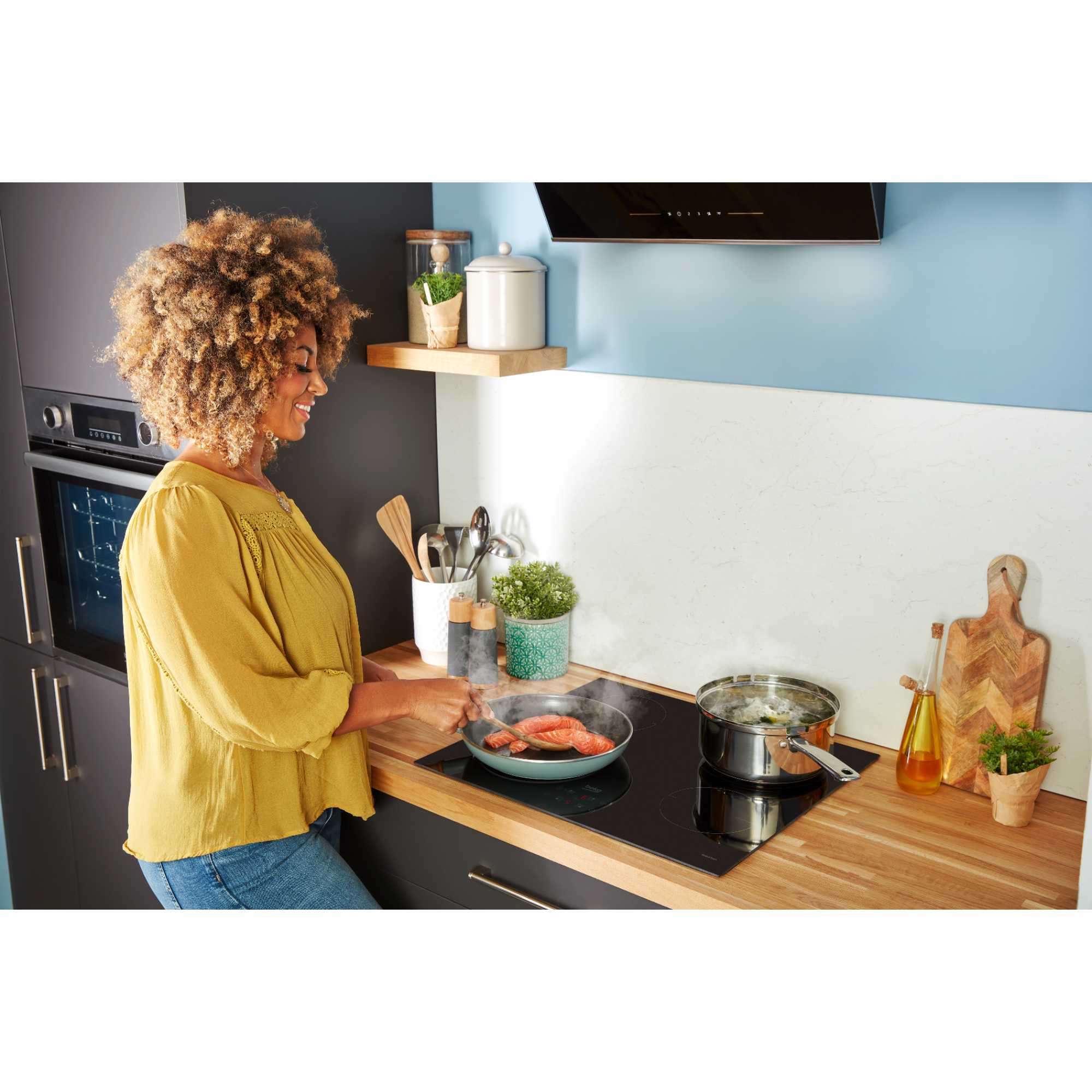 HII64400MT 60cm Integrated Induction Hob - Black