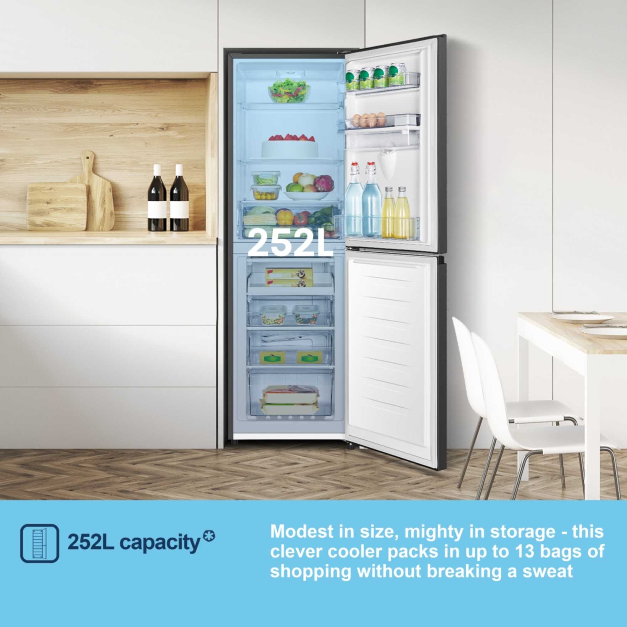 MC55240DEB 252l Fridge Freezer with Water Dispenser