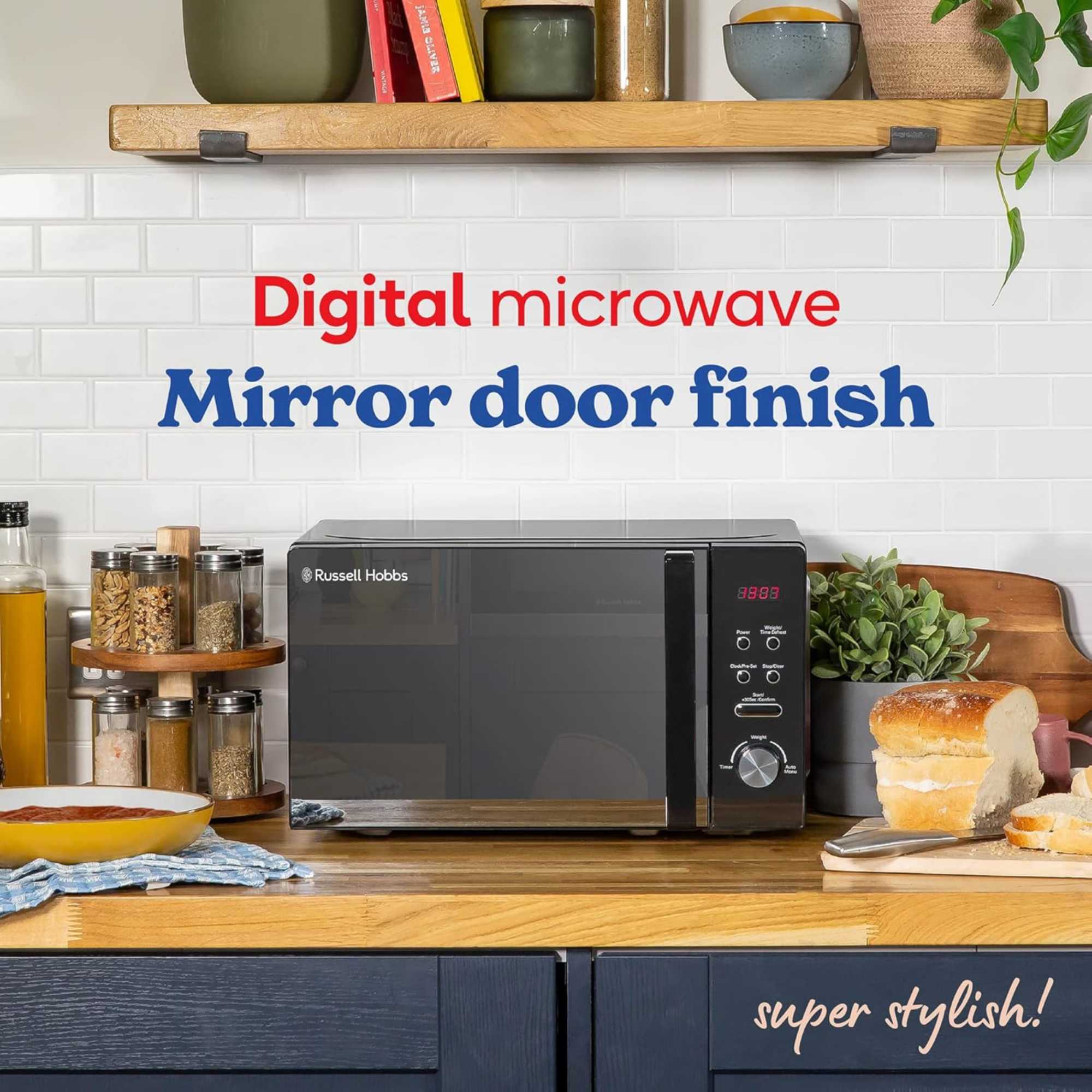 RHM2076B 800W 20l Solo Microwave - Black