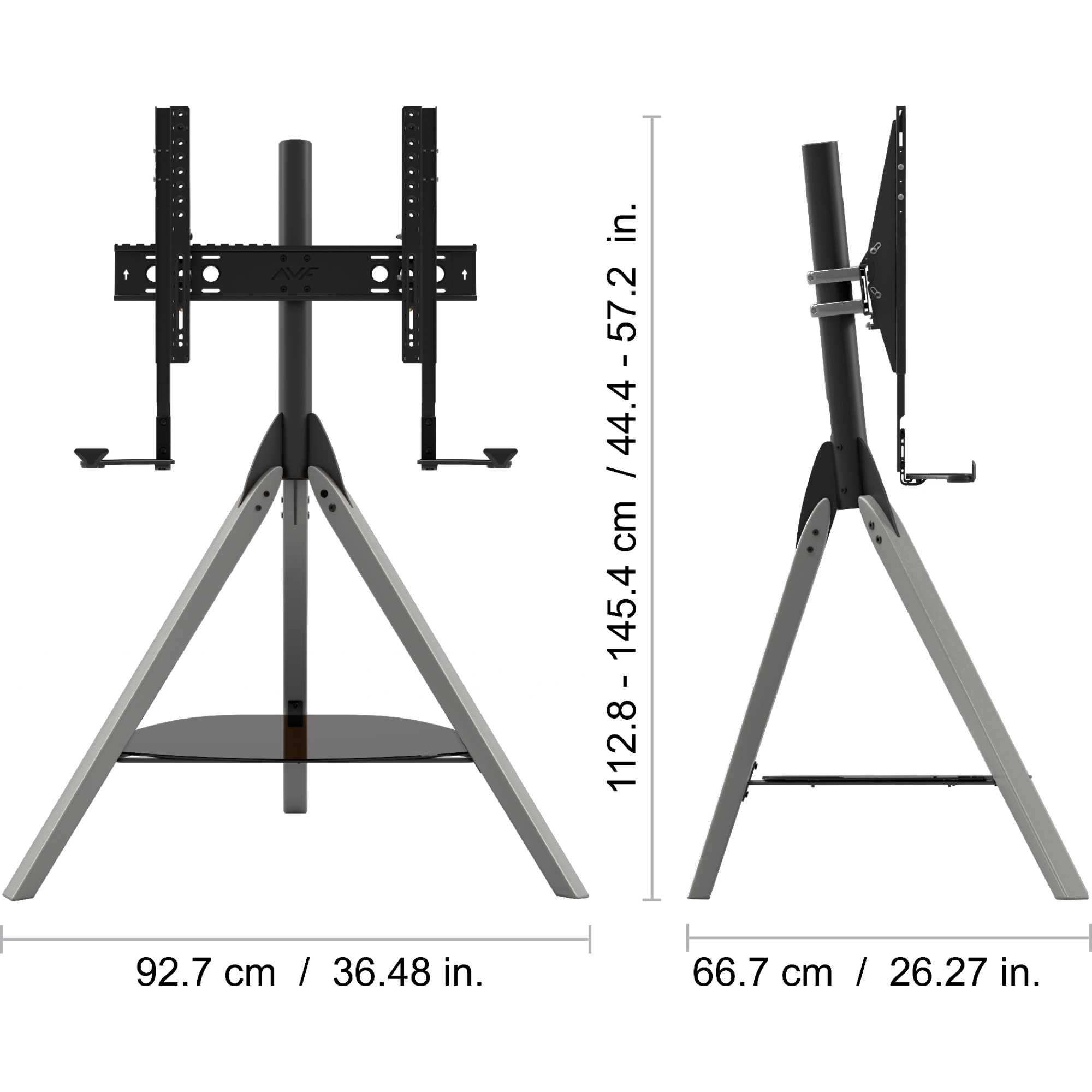 FSLK1001HOXGB Hoxton Sound Freestanding TV + Soundbar Stand - Grey