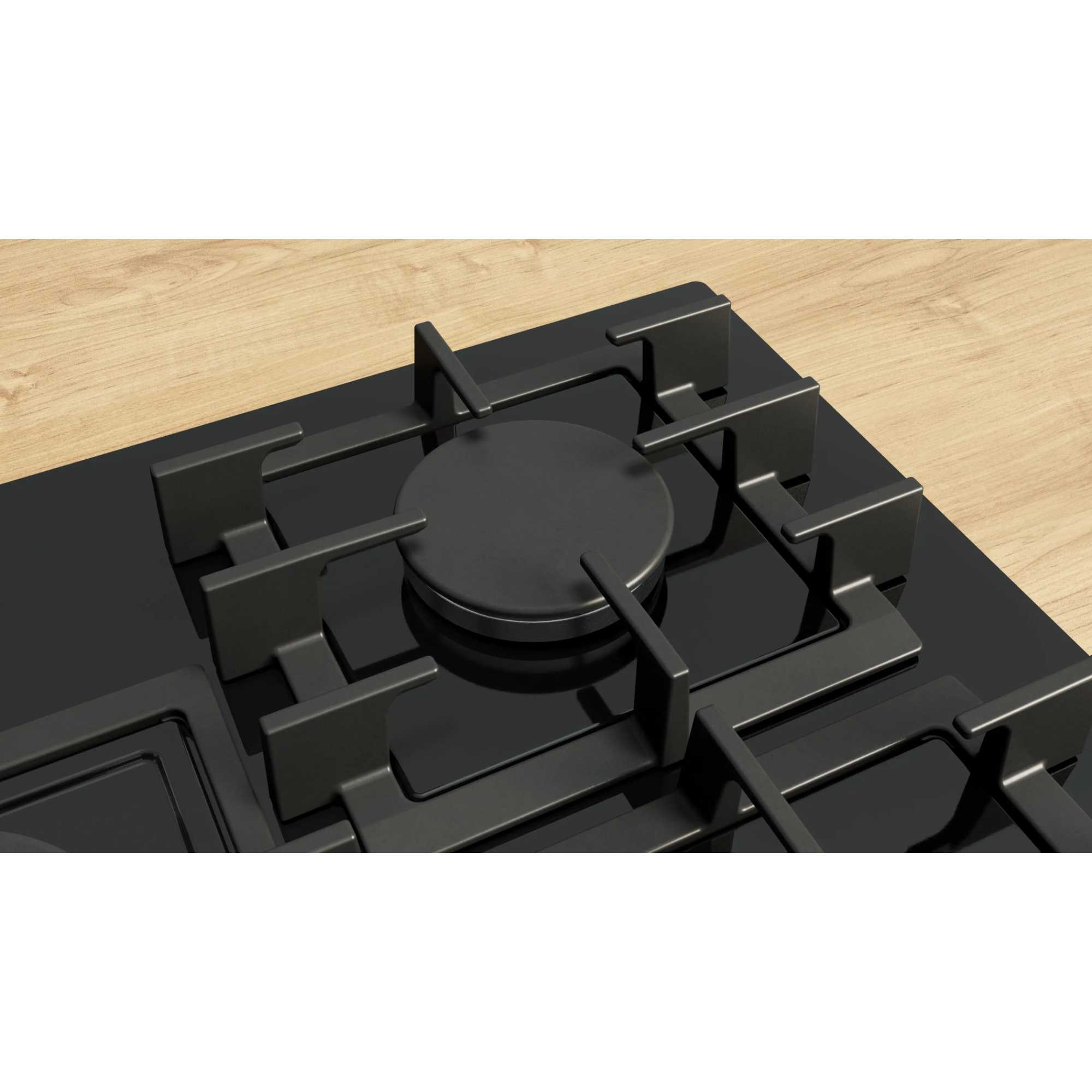 Series 6 PPQ7A6I40 75cm Gas Hob 5 Burners Tempered Glass - Black