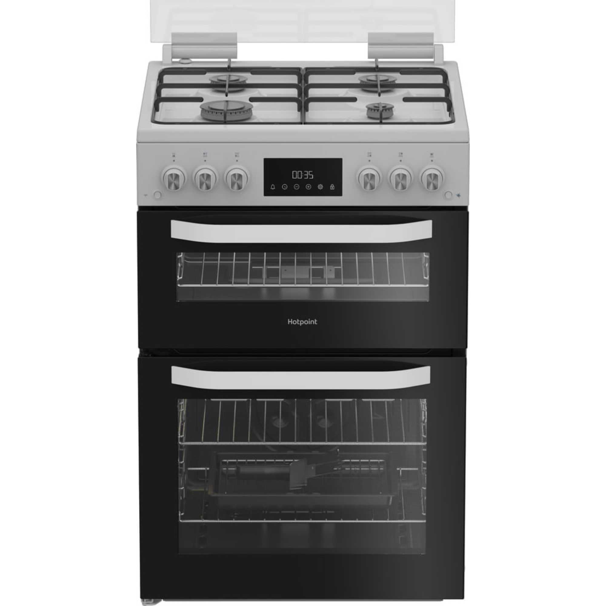 60cm Gas Double Oven Cooker - HDG6GDCW