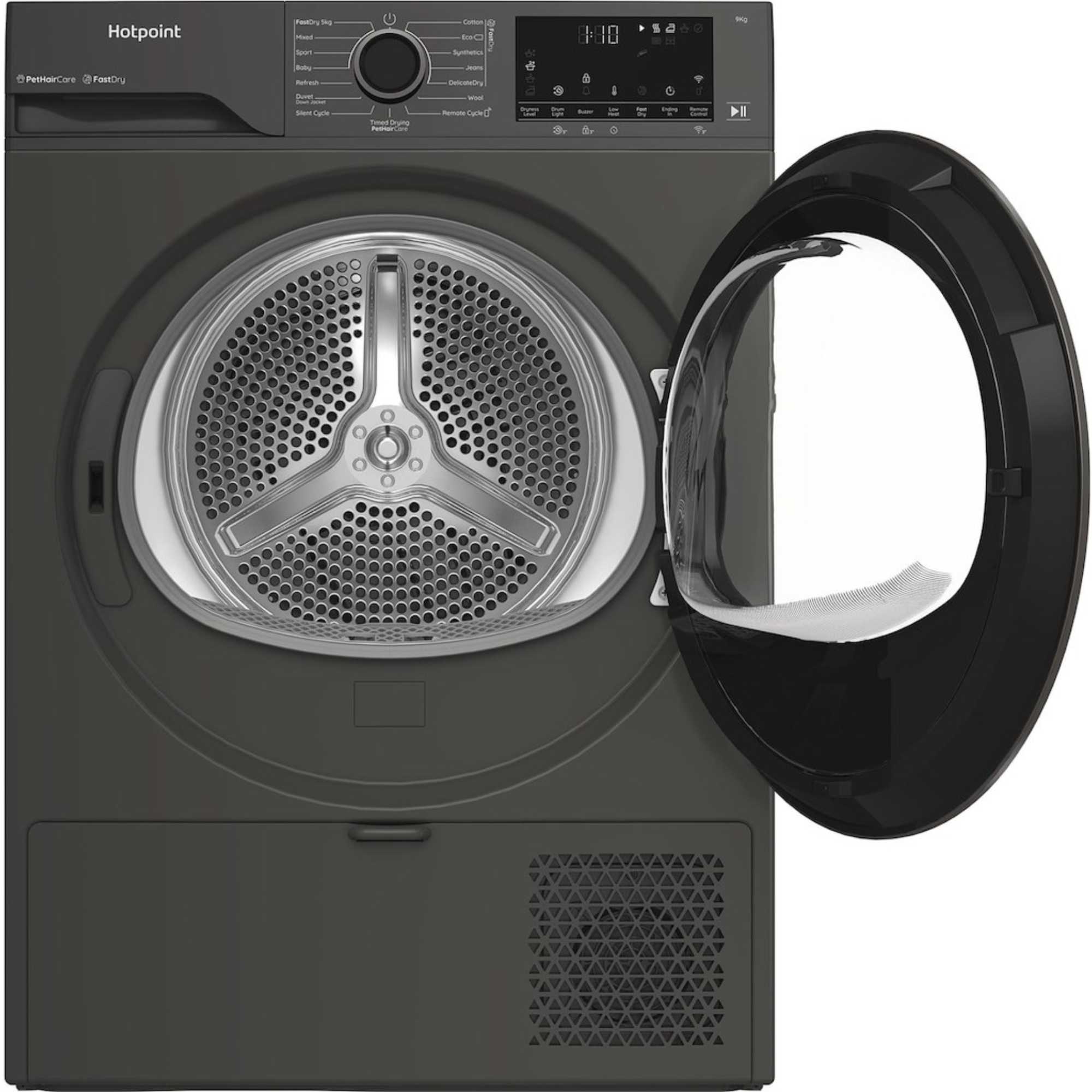 C HD 94M GBS UK 9kg Heat Pump Tumble Dryer - Grey