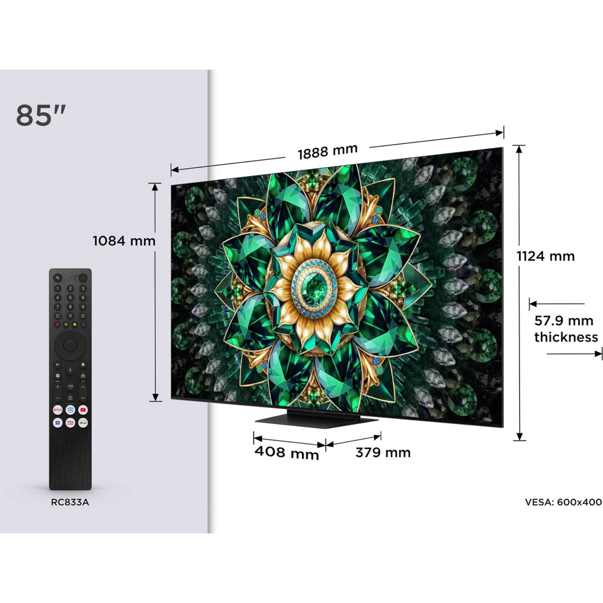 Q7CUK 85" 4K Ultra HD QD-Mini LED HDR Smart TV - 85Q7CUK