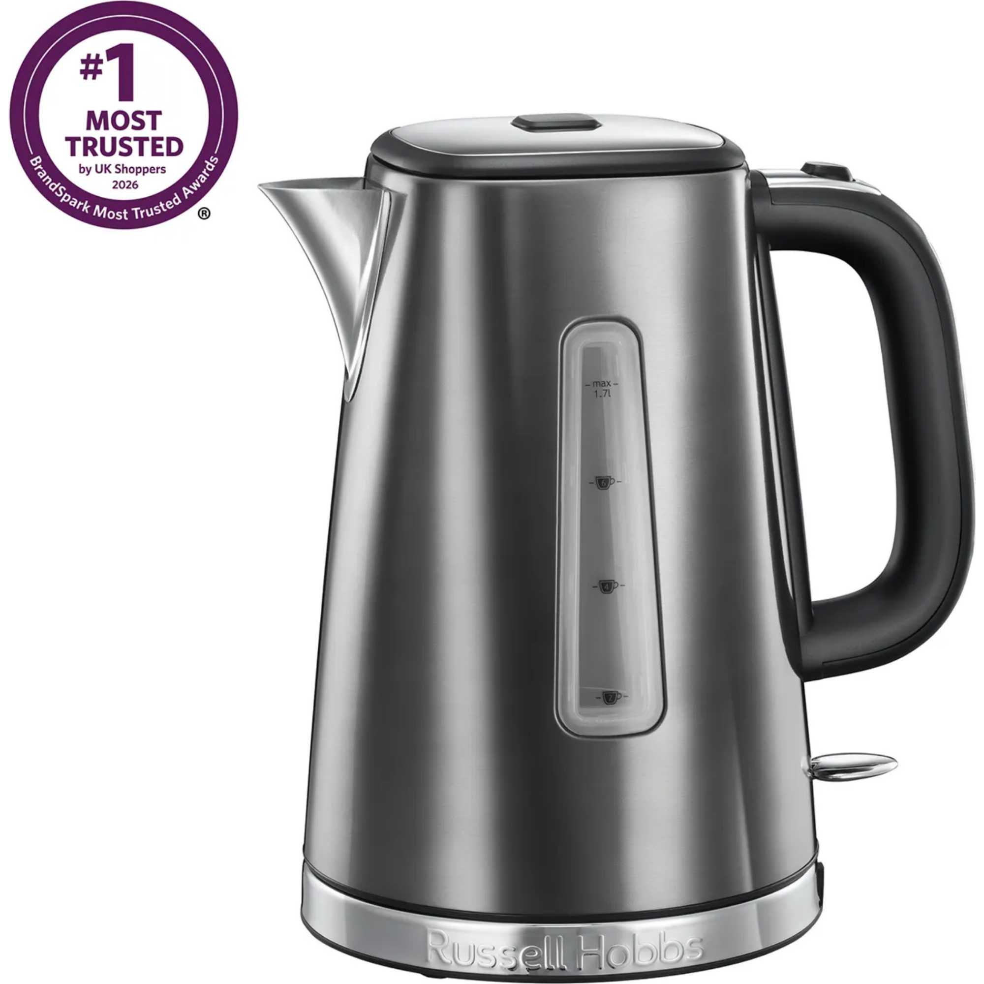 23211 Luna Quiet Boil Cordless Kettle - Grey
