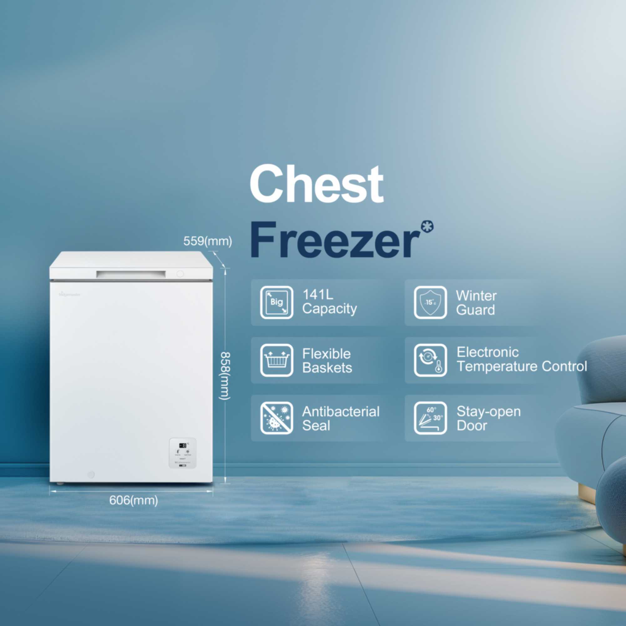 MCF145E 141L Chest Freezer