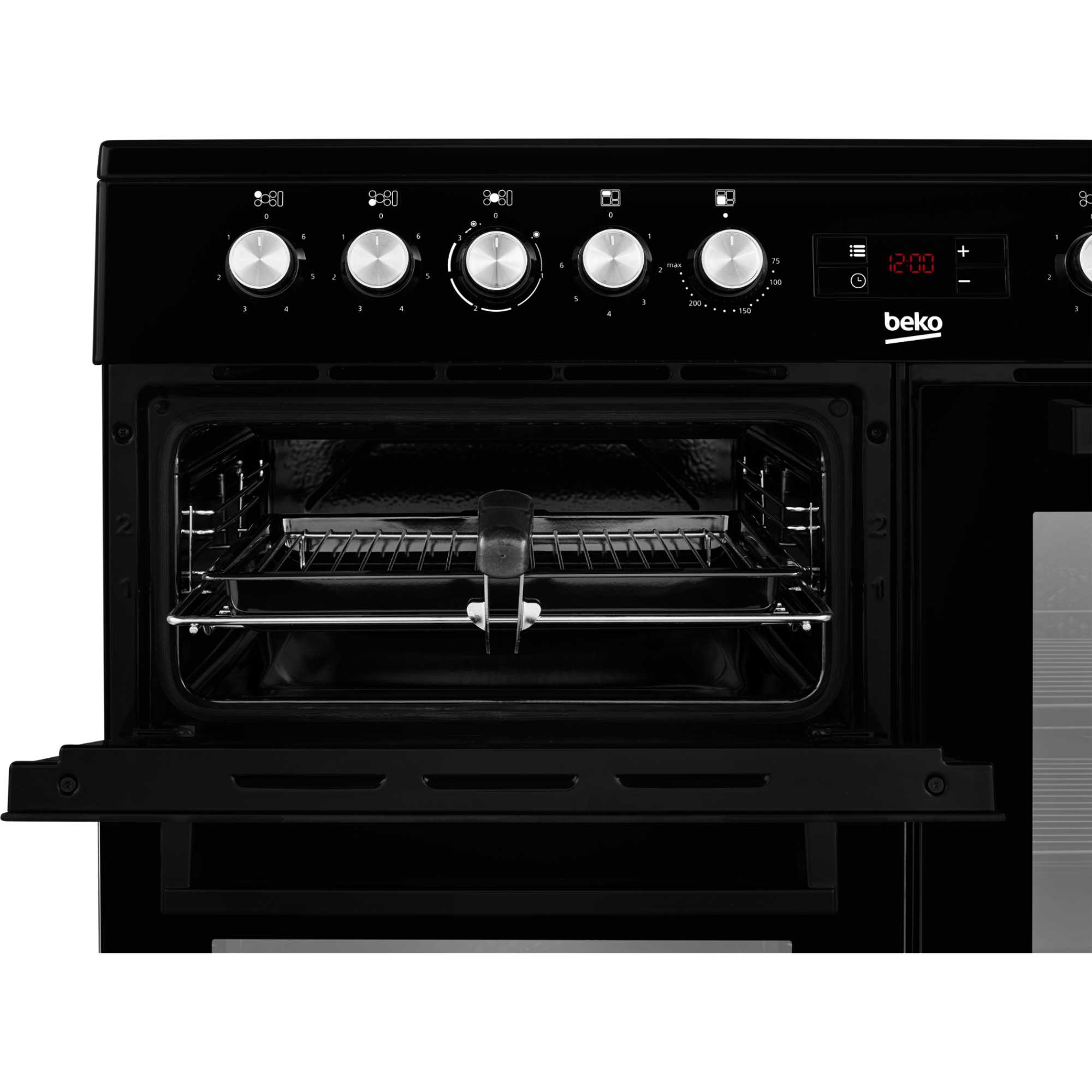 KDVC100K 100cm Double Oven Range Cooker with 5 Zone Ceramic Hob