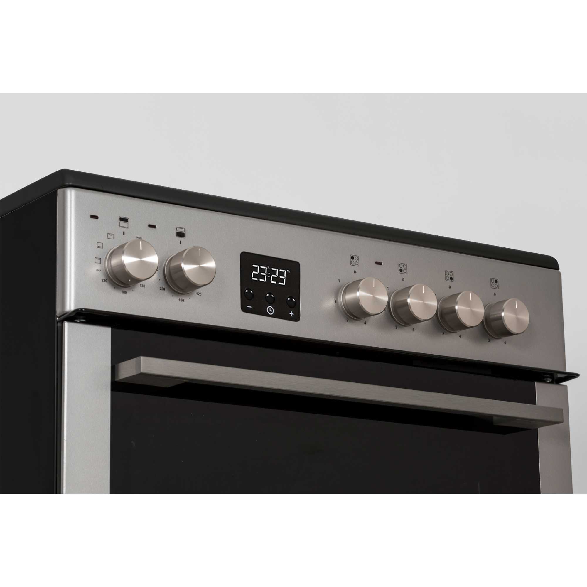 C60CDOS 60cm Double Oven Ceramic Cooker - Silver
